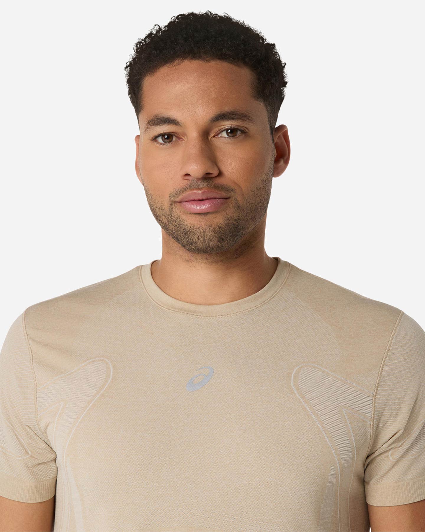 T-shirt running ASICS ROAD SEAMLESS M - Beige - 4 | Cisalfa Sport