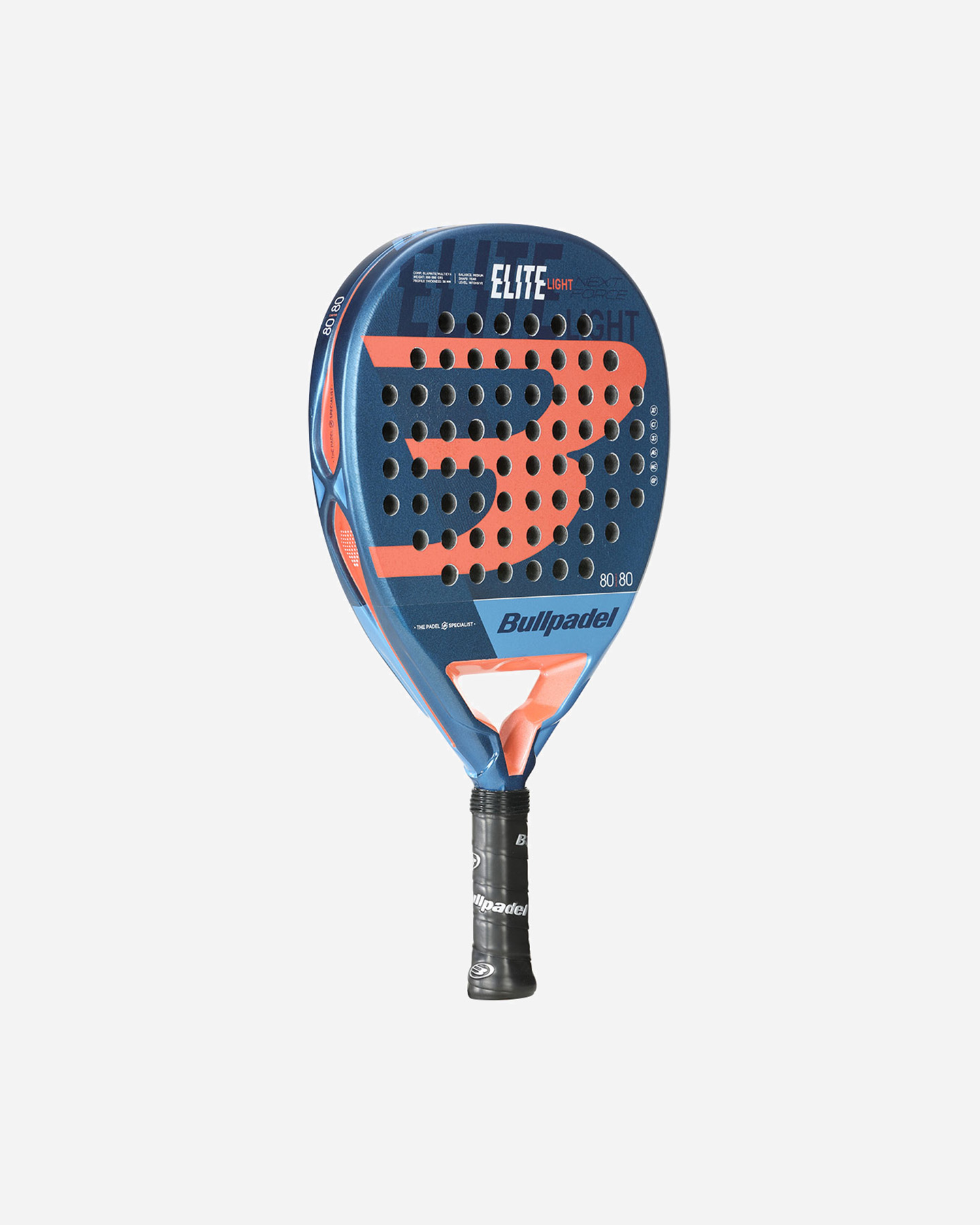 Racchetta padel intermedia BULLPADEL ELITE LIGHT PADEL  - Azzurro - 1 | Cisalfa Sport