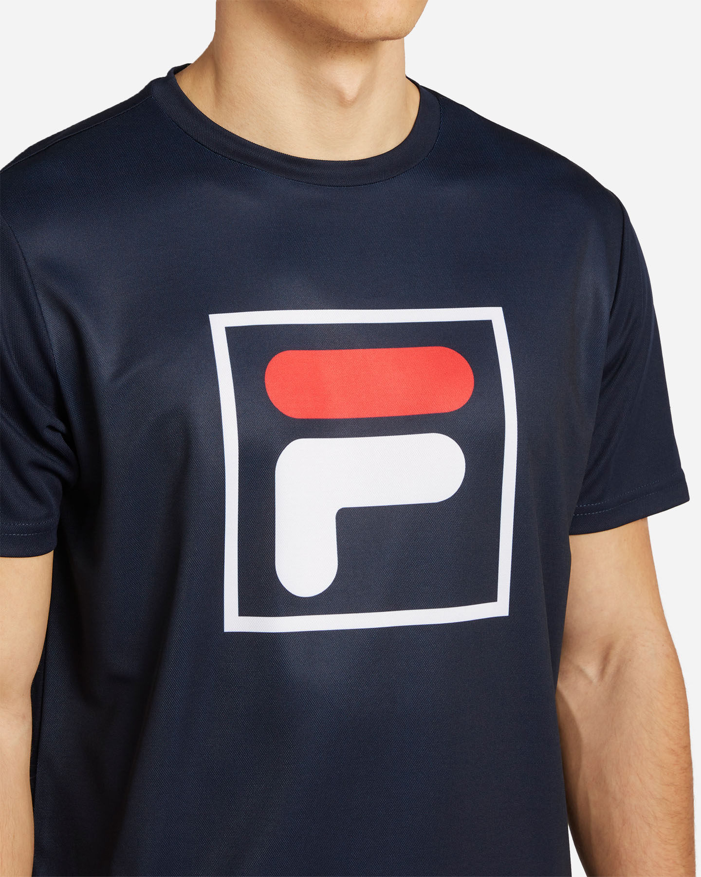 T-shirt tennis FILA BASIC F-BOX M - Blu - 4 | Cisalfa Sport