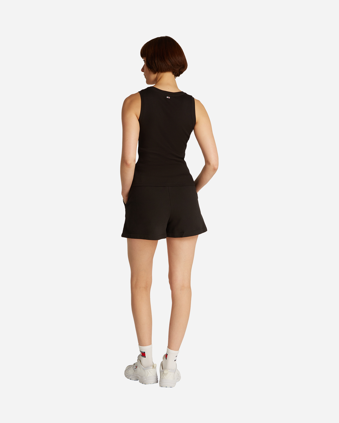 Canotta TOMMY HILFIGER SLIM SCRIPT RIB W - Nero - 4 | Cisalfa Sport