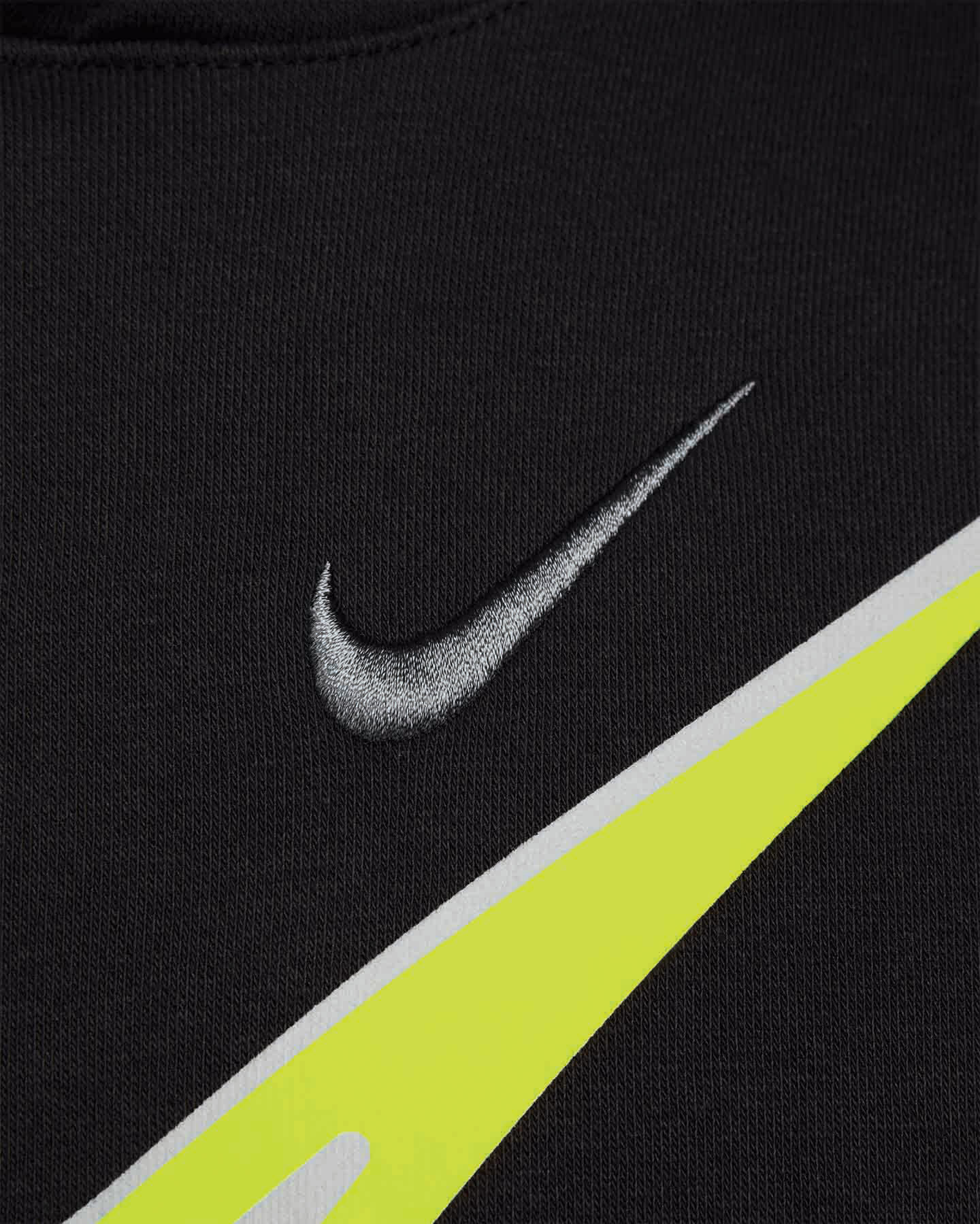 Felpa NIKE SWOOSH BIG LOGO HOODIE M - Nero - 3 | Cisalfa Sport