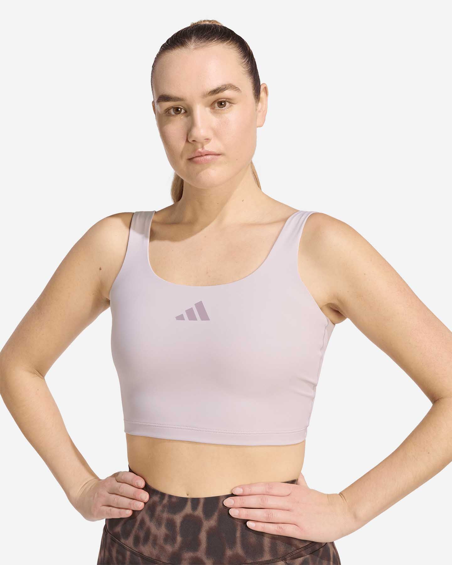 Canotta training ADIDAS SMALL LOGO W - Lilla - 4 | Cisalfa Sport