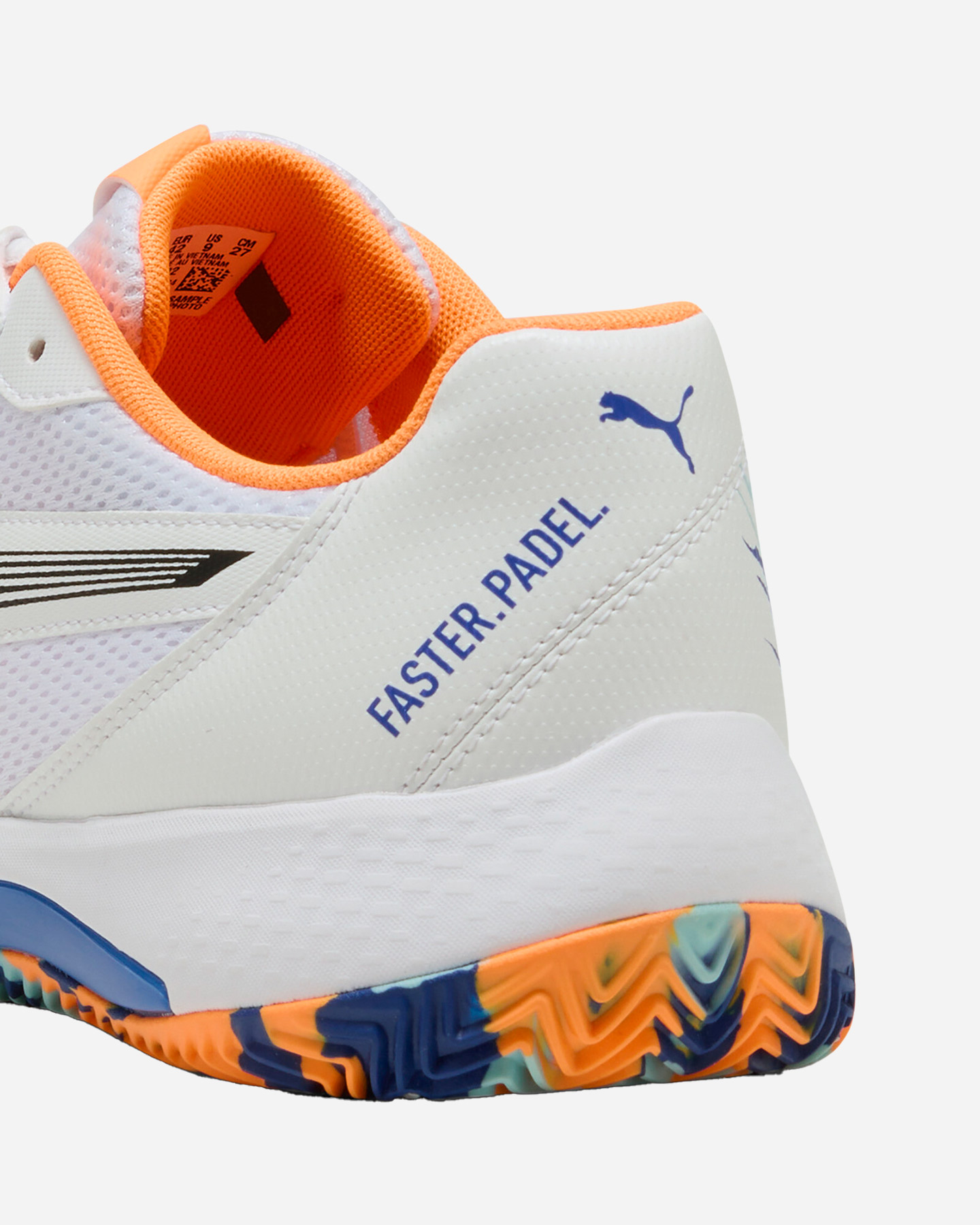 Scarpe padel PUMA NOVA COURT M - Bianco - 5 | Cisalfa Sport