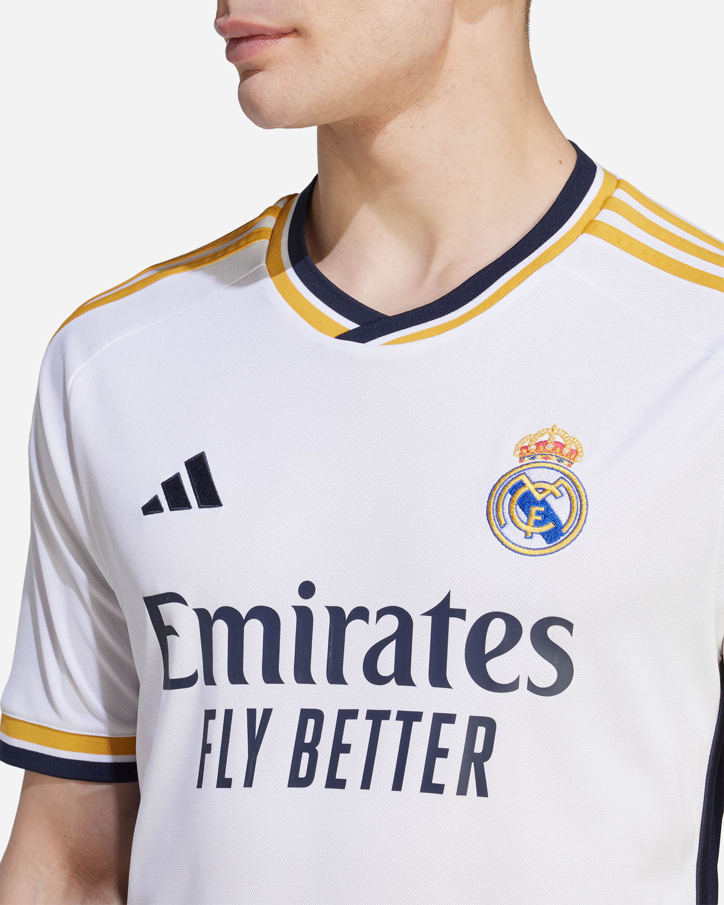 Maglia calcio ufficiale ADIDAS REAL MADRID HOME 23-24 M - Bianco - 4 | Cisalfa Sport