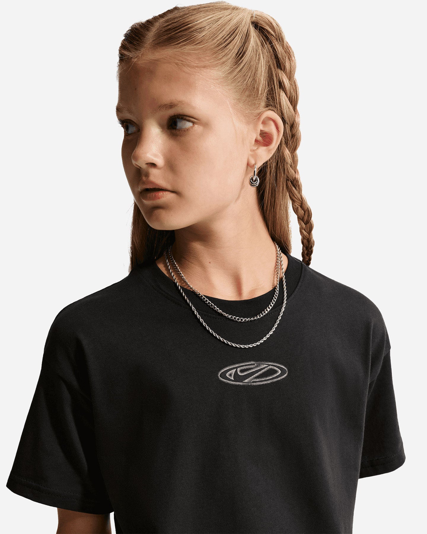 T-shirt NIKE PRINT BACK JR - Nero - 5 | Cisalfa Sport