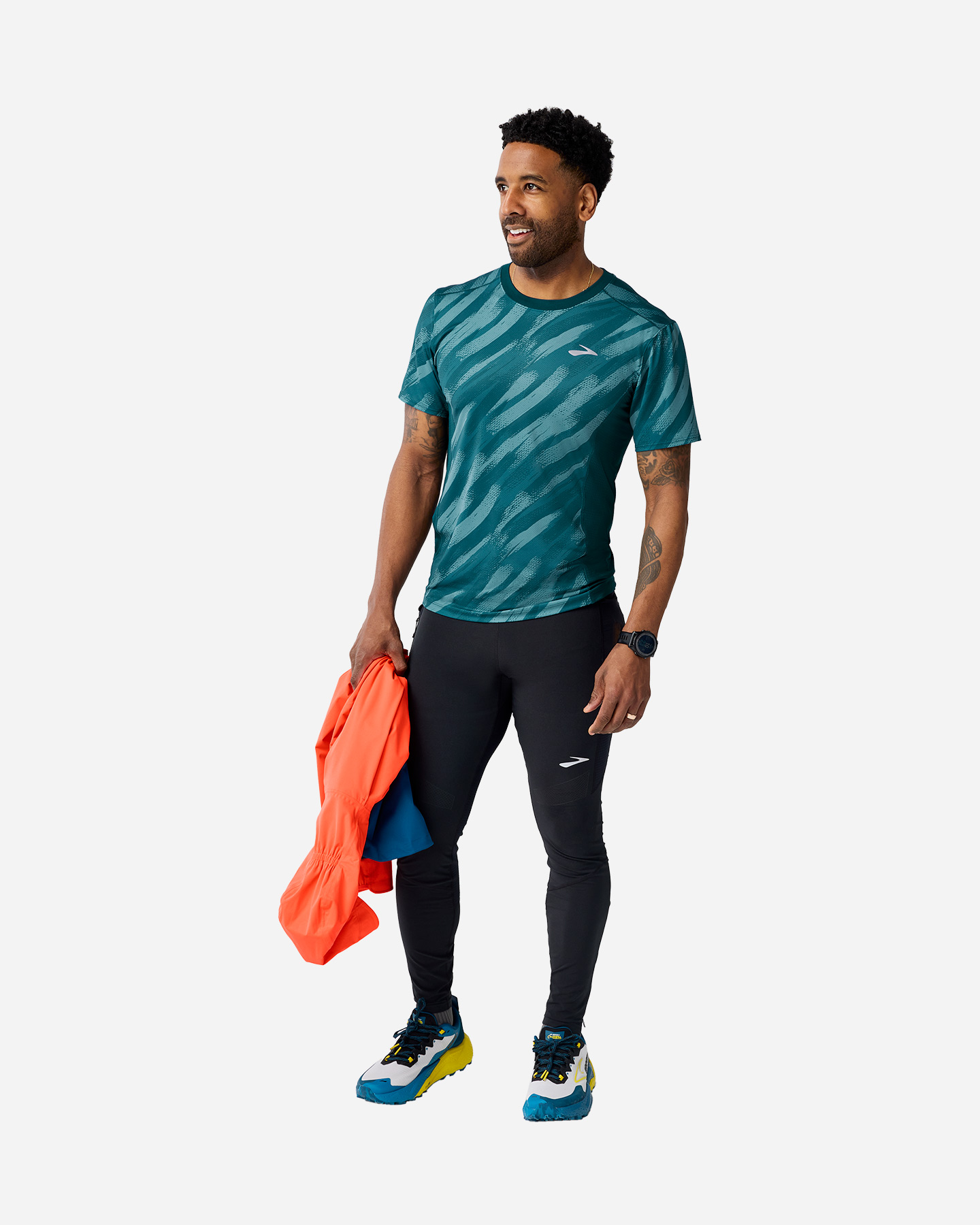 T-shirt running BROOKS ATMOSPHERE 3.0 M - Verde - 3 | Cisalfa Sport