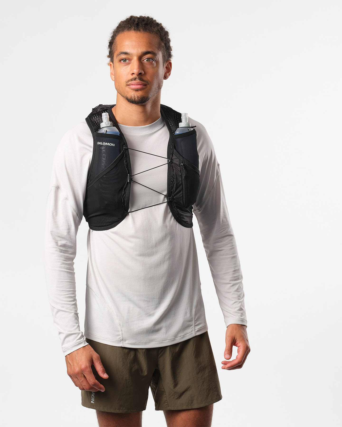 Zaino trail running SALOMON ACTIVE SKIN 8  - Nero - 2 | Cisalfa Sport