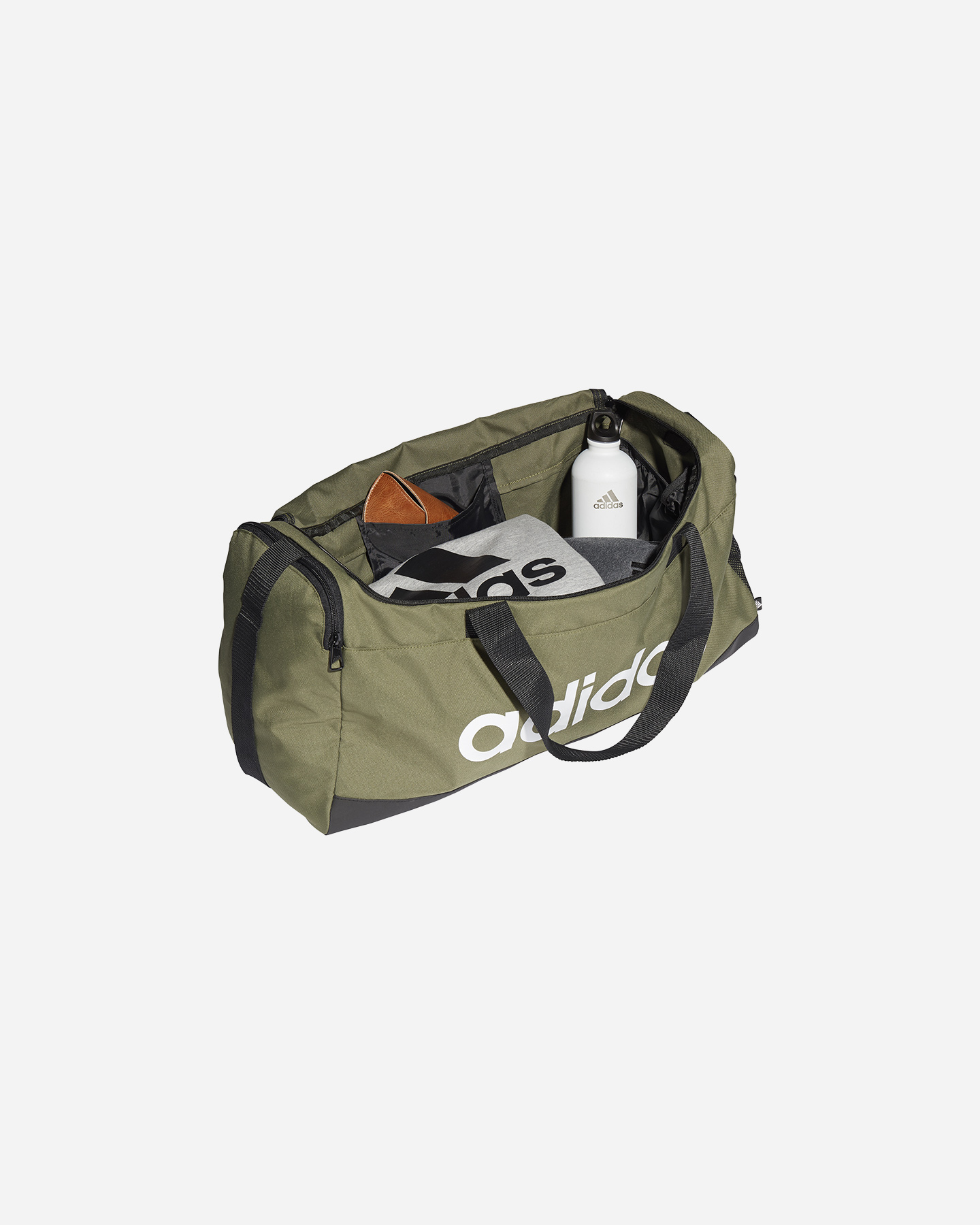 Borsa ADIDAS ESSENTIALS LOGO DUFFEL M - Marrone - 2 | Cisalfa Sport