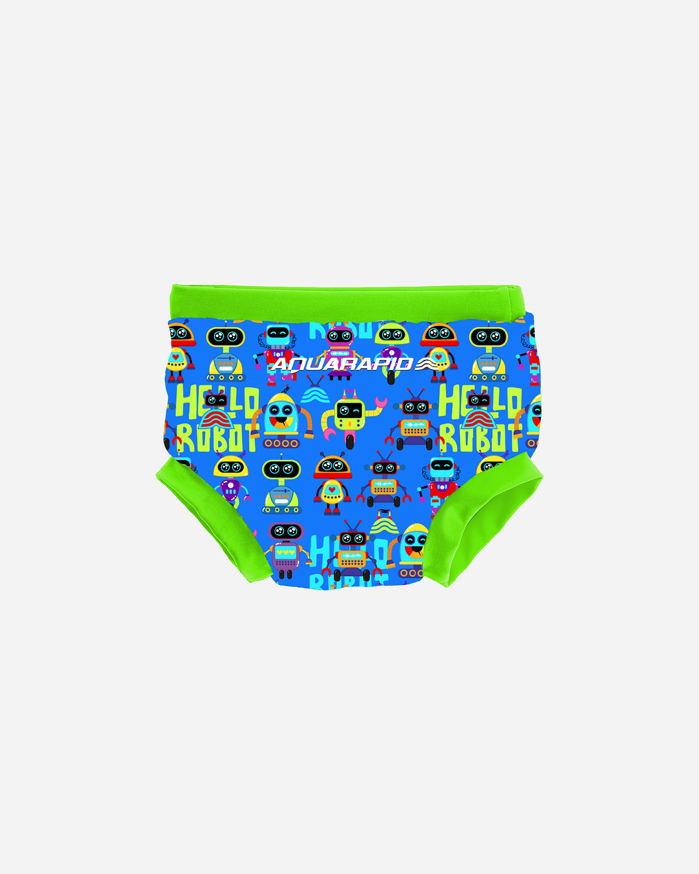 Costume piscina AQUARAPID BABYROBOT JR - Blu royal - 1 | Cisalfa Sport