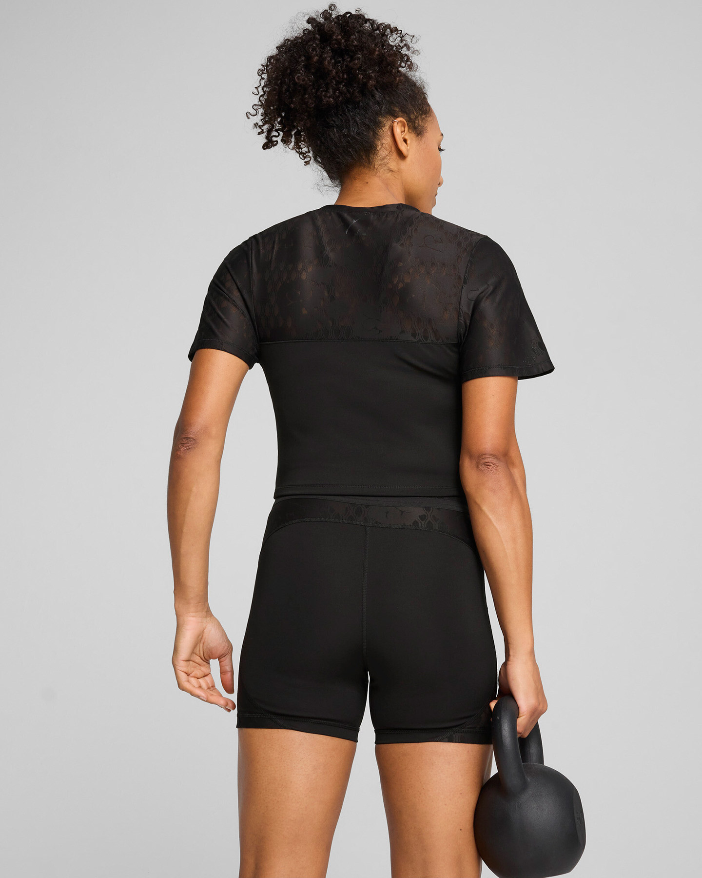 T-shirt training PUMA CROP W - Nero - 3 | Cisalfa Sport