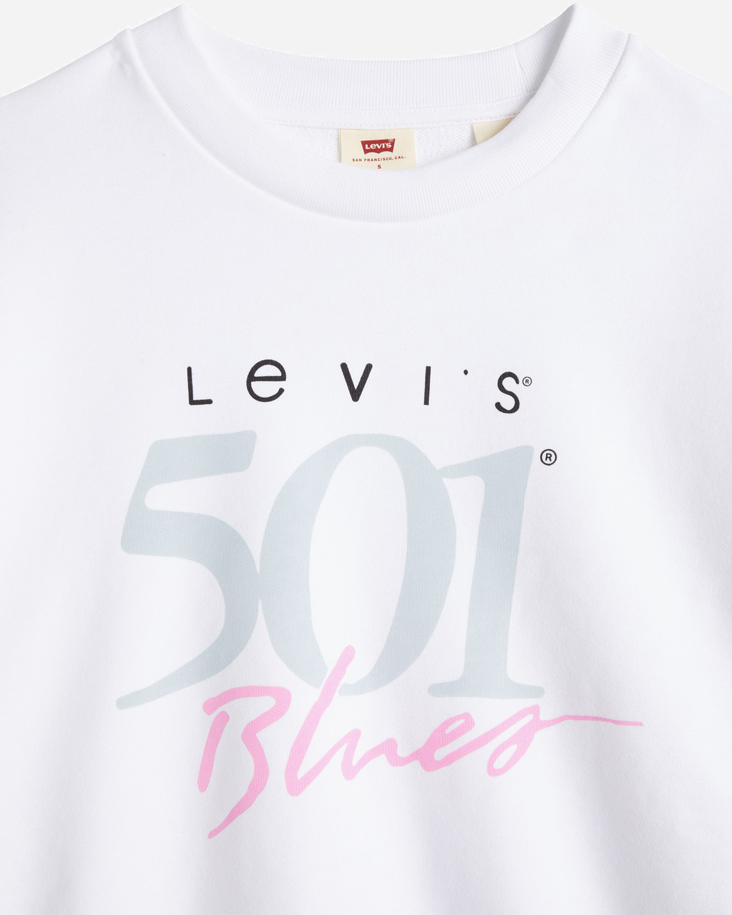 Felpa LEVI'S 501 BDAY W - Bianco - 2 | Cisalfa Sport