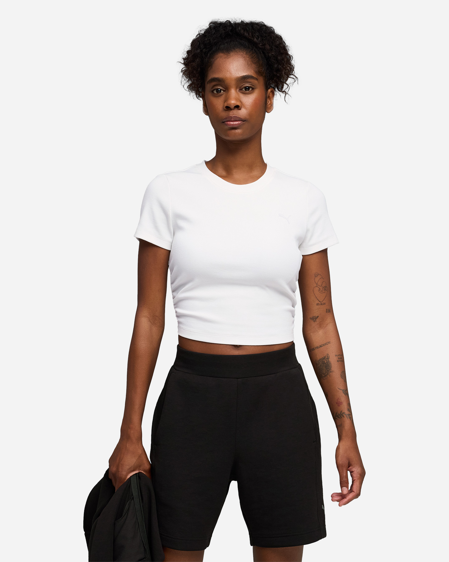 T-shirt training PUMA CLOUDSPUN W - Bianco - 3 | Cisalfa Sport