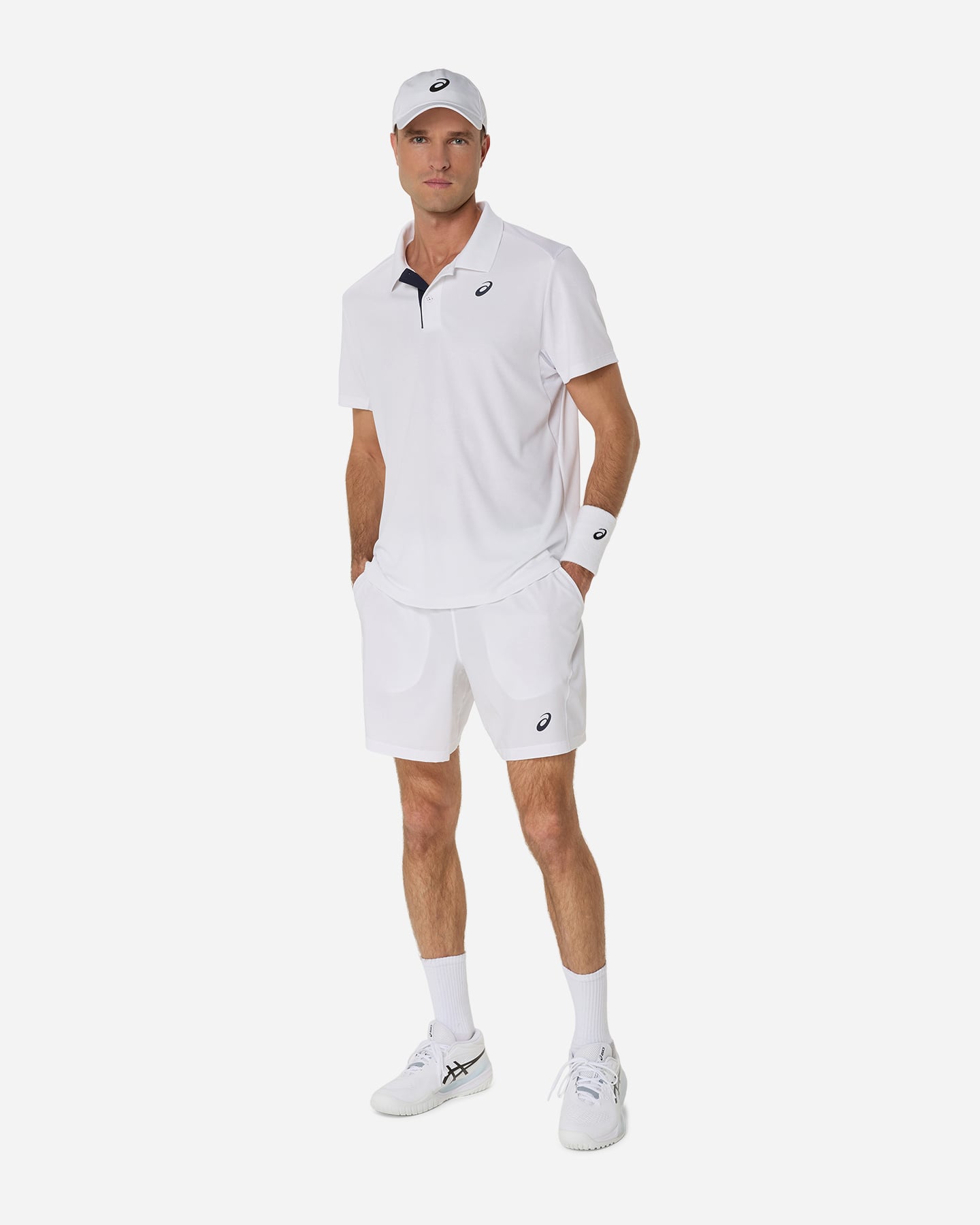 Pantaloncini tennis ASICS COURT 7IN SHORT - Bianco - 3 | Cisalfa Sport