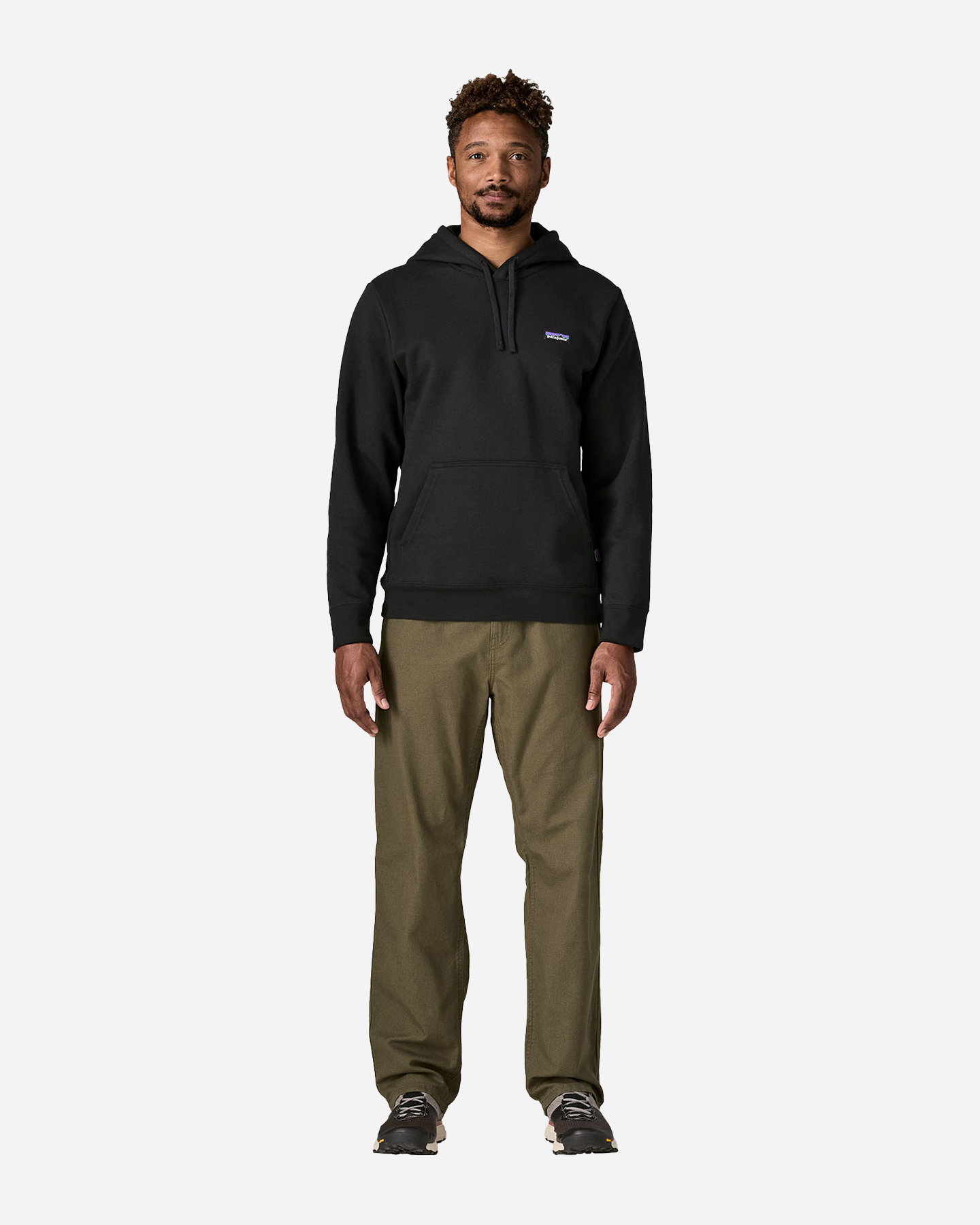 Felpa PATAGONIA P-6 LABEL UPRISAL M - Nero - 3 | Cisalfa Sport