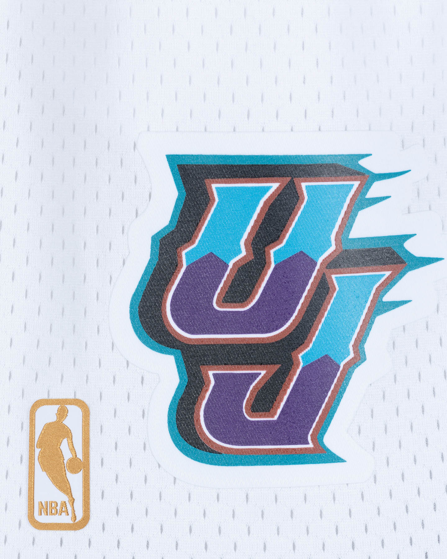 Pantaloncini basket MITCHELL&NESS UTAH JAZZ '96 ASSOCIATION M - Bianco - 2 | Cisalfa Sport