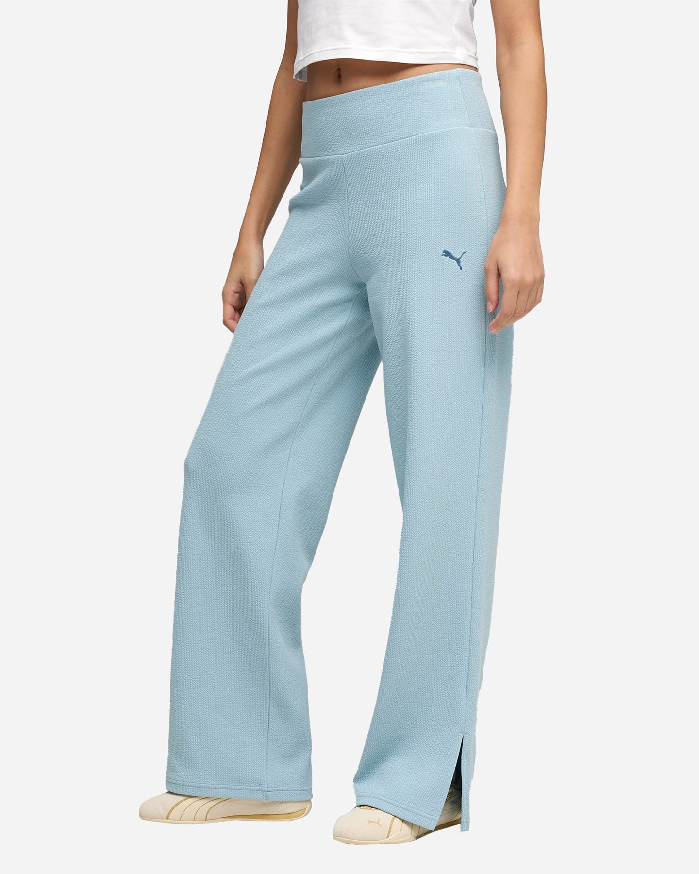 Pantalone PUMA POPPER W - Azzurro - 2 | Cisalfa Sport