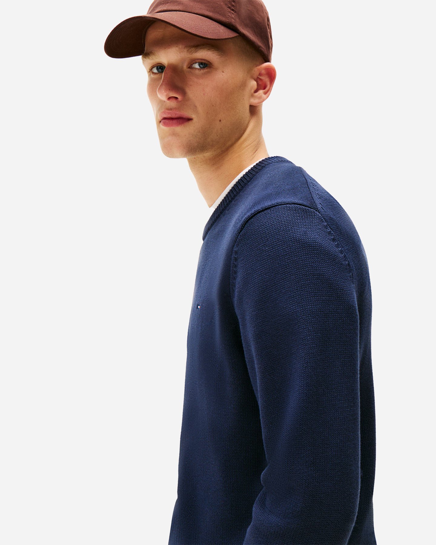 Maglione TOMMY HILFIGER ESSENTIAL M - Blu - 4 | Cisalfa Sport