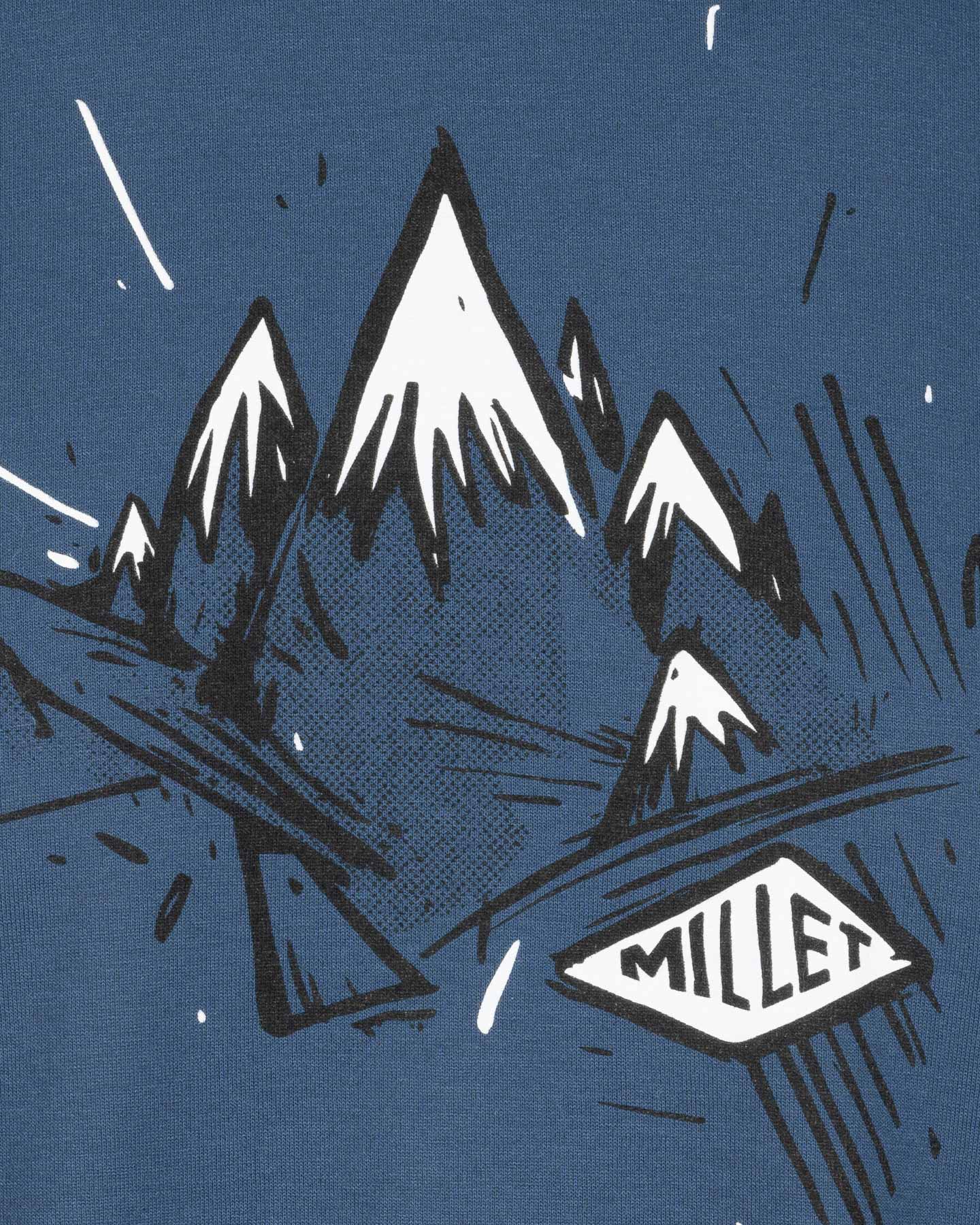 T-shirt MILLET BOULDER M - Denim - 2 | Cisalfa Sport