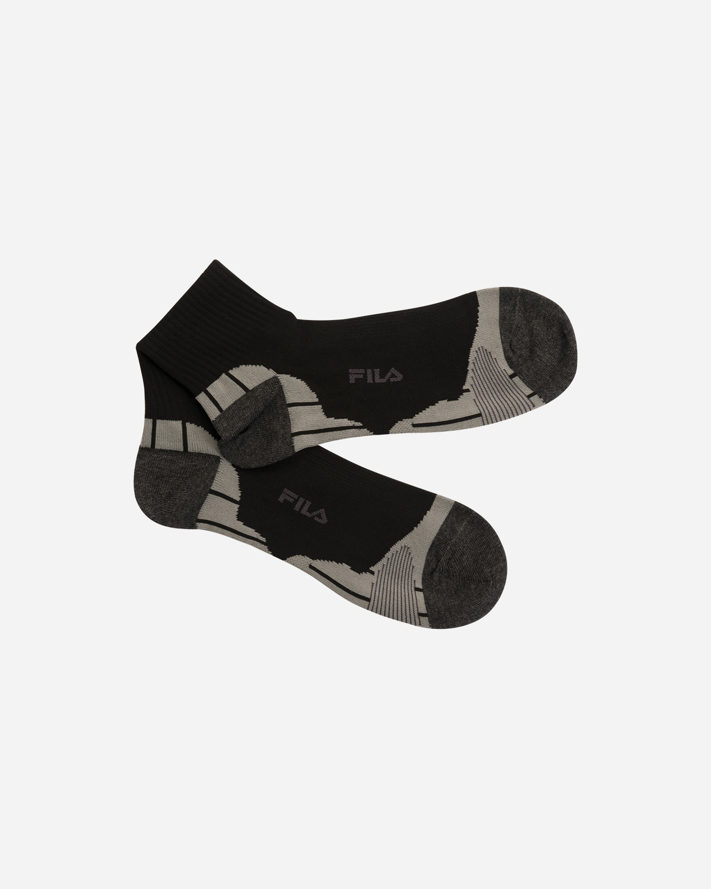Calze FILA SET DA 3 QUARTER MULTISPORT M - Nero - 0 | Cisalfa Sport