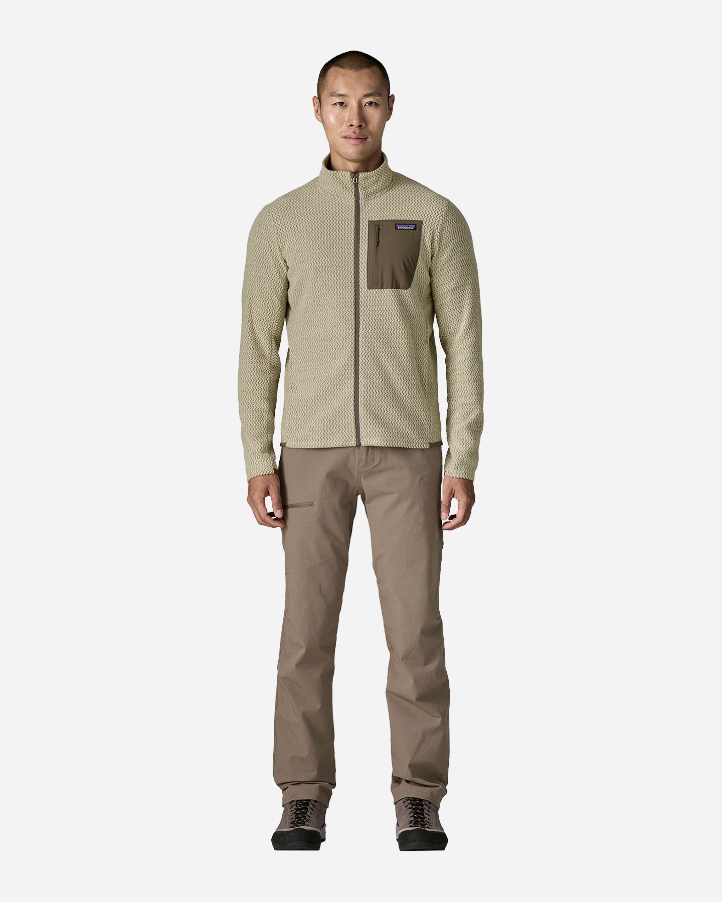 Pile PATAGONIA R1 M - Beige - 4 | Cisalfa Sport