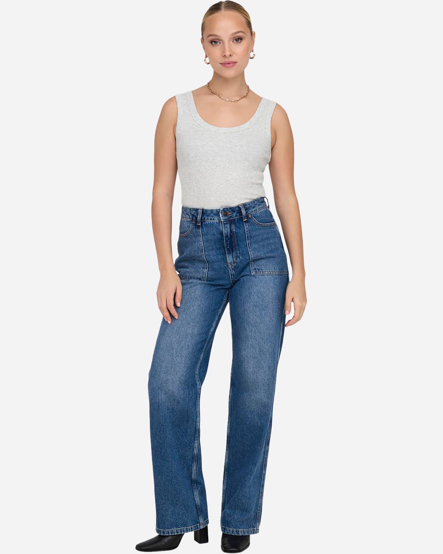 Canotta ONLY EASY W - Grigio - 4 | Cisalfa Sport