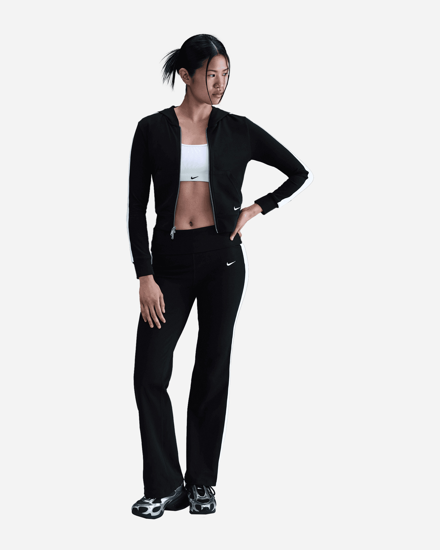 Felpa NIKE TAPE MANICA PHOENIX W - Nero - 1 | Cisalfa Sport