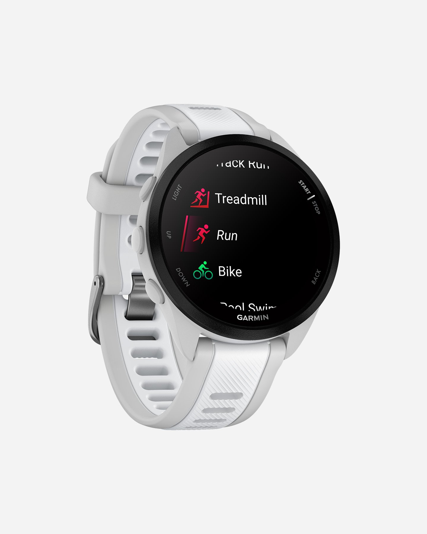 Orologio multifunzione GARMIN FORERUNNER 165 MUSIC  - Bianco - 3 | Cisalfa Sport