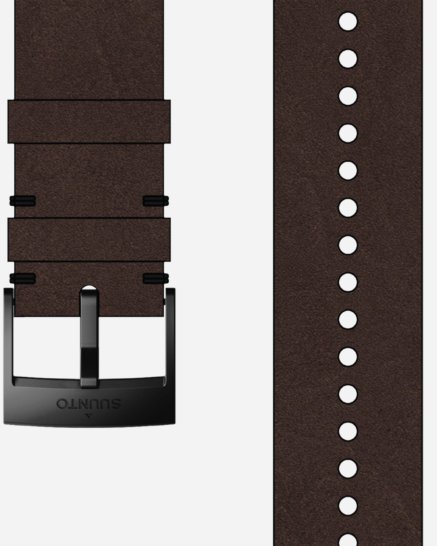 Accessorio orologio SUUNTO URBAN2 LEATHER STRAP 24MM - Marrone - 1 | Cisalfa Sport