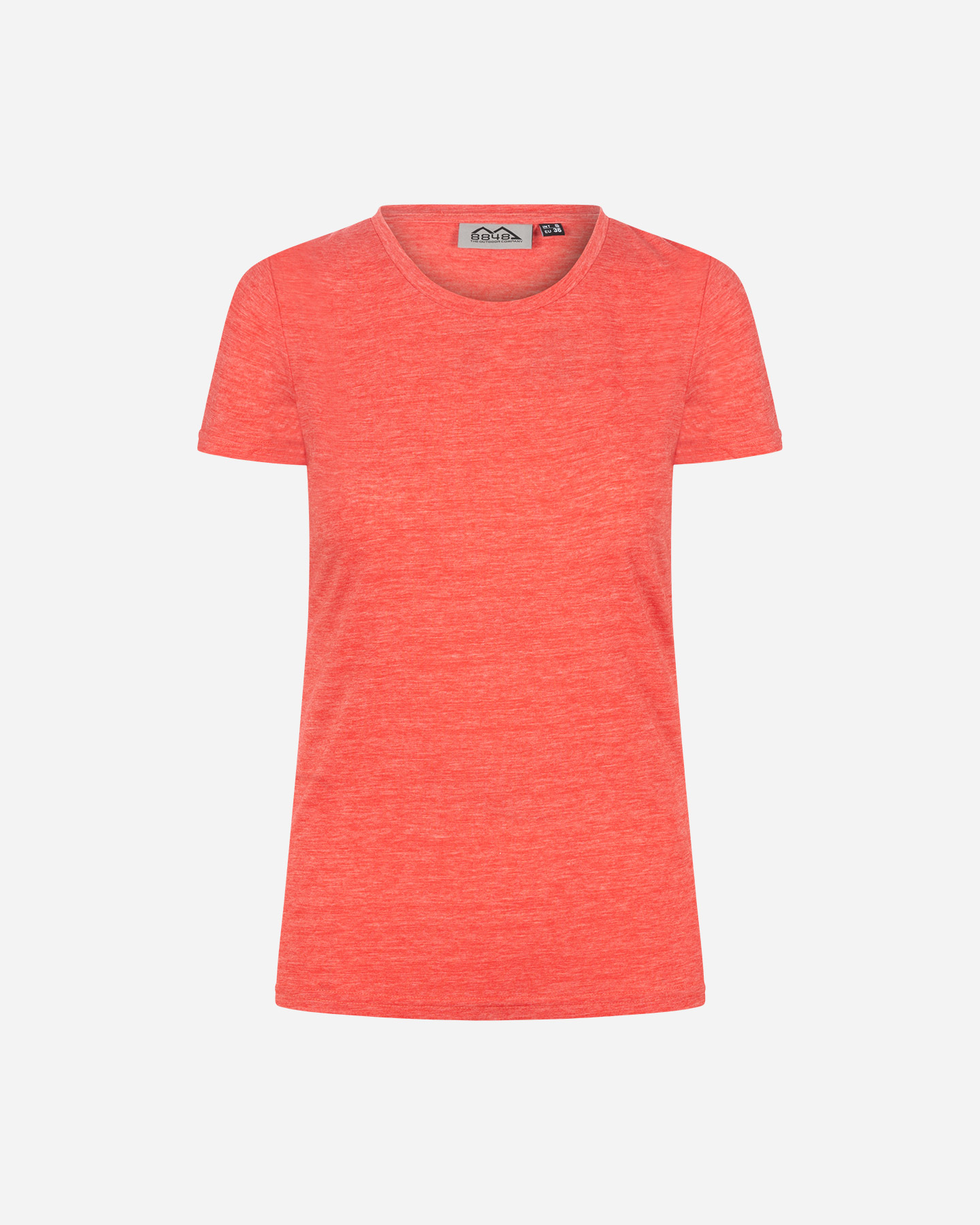 8848 Merino W - T-shirt - Donna - Rosso