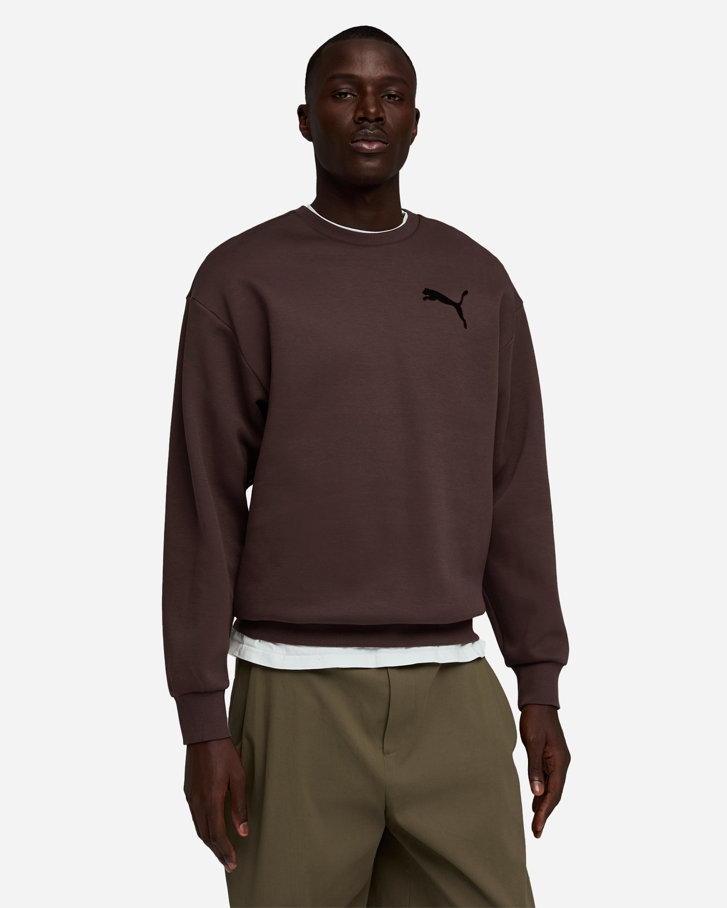 Felpa PUMA PRIME M - Marrone - 2 | Cisalfa Sport