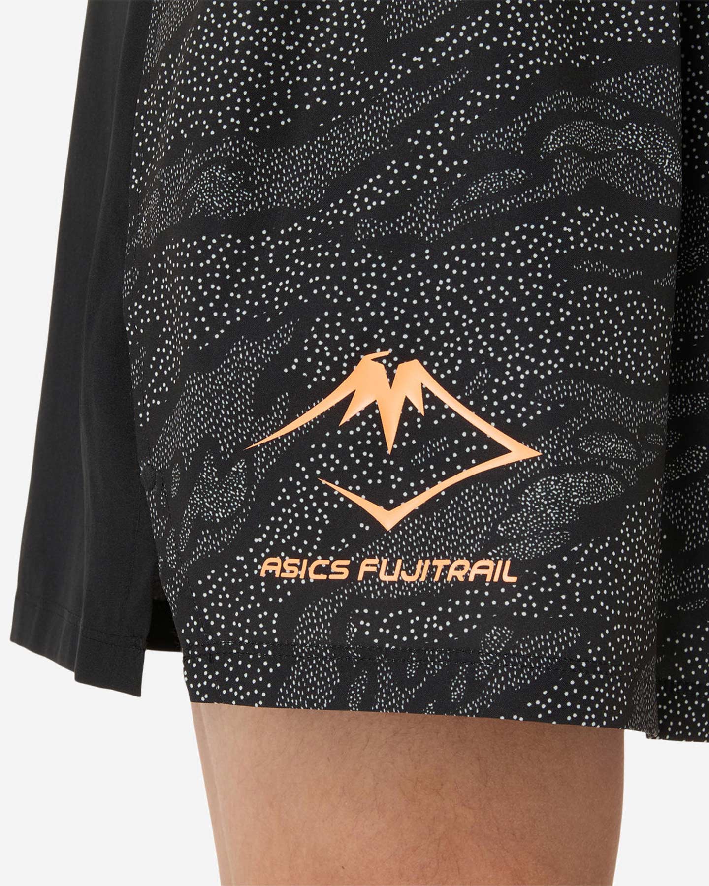 Short running ASICS FUJITRAIL ALL OVER PRINT M - Nero - 5 | Cisalfa Sport