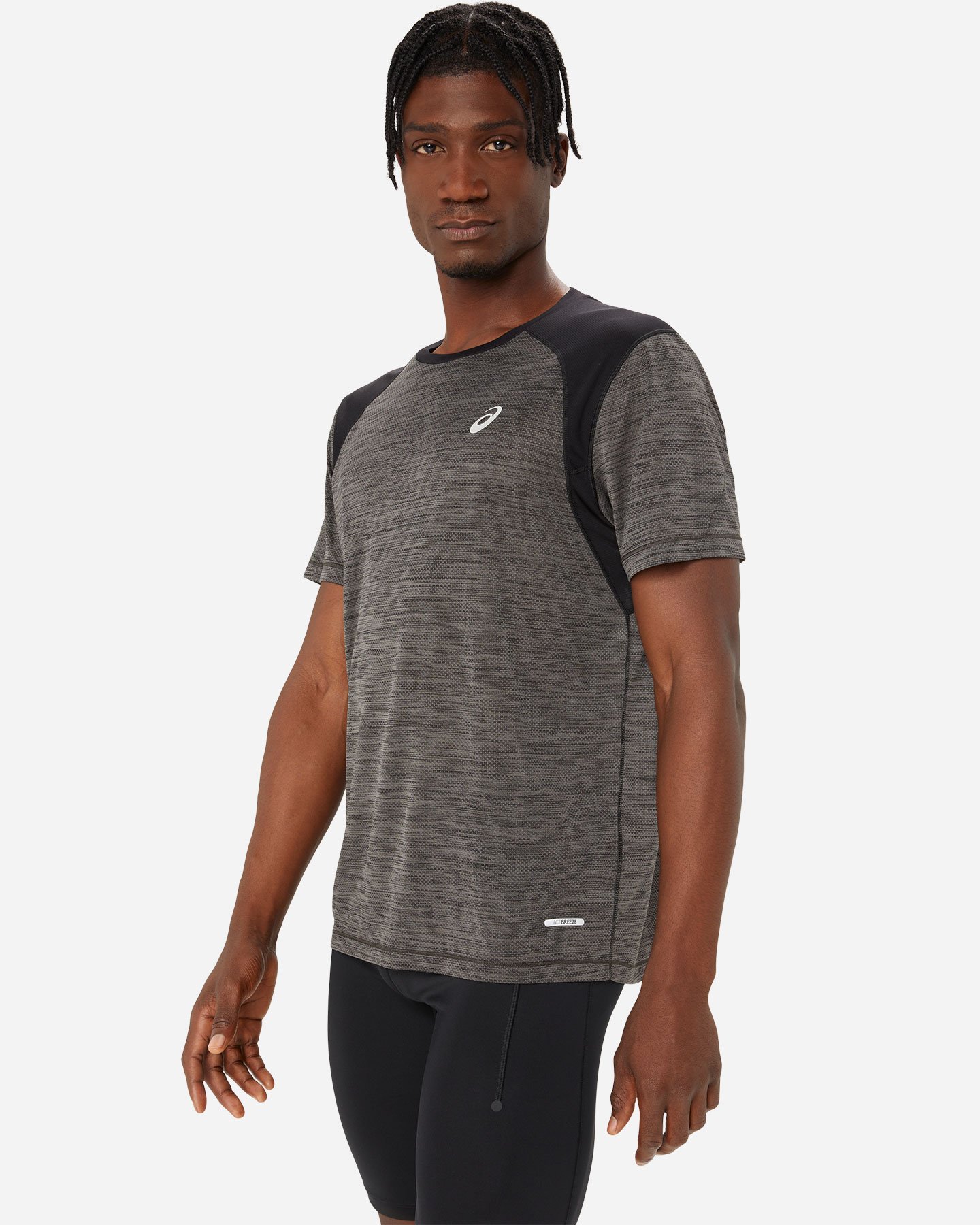 T-shirt running ASICS ROAD M - Nero - 1 | Cisalfa Sport