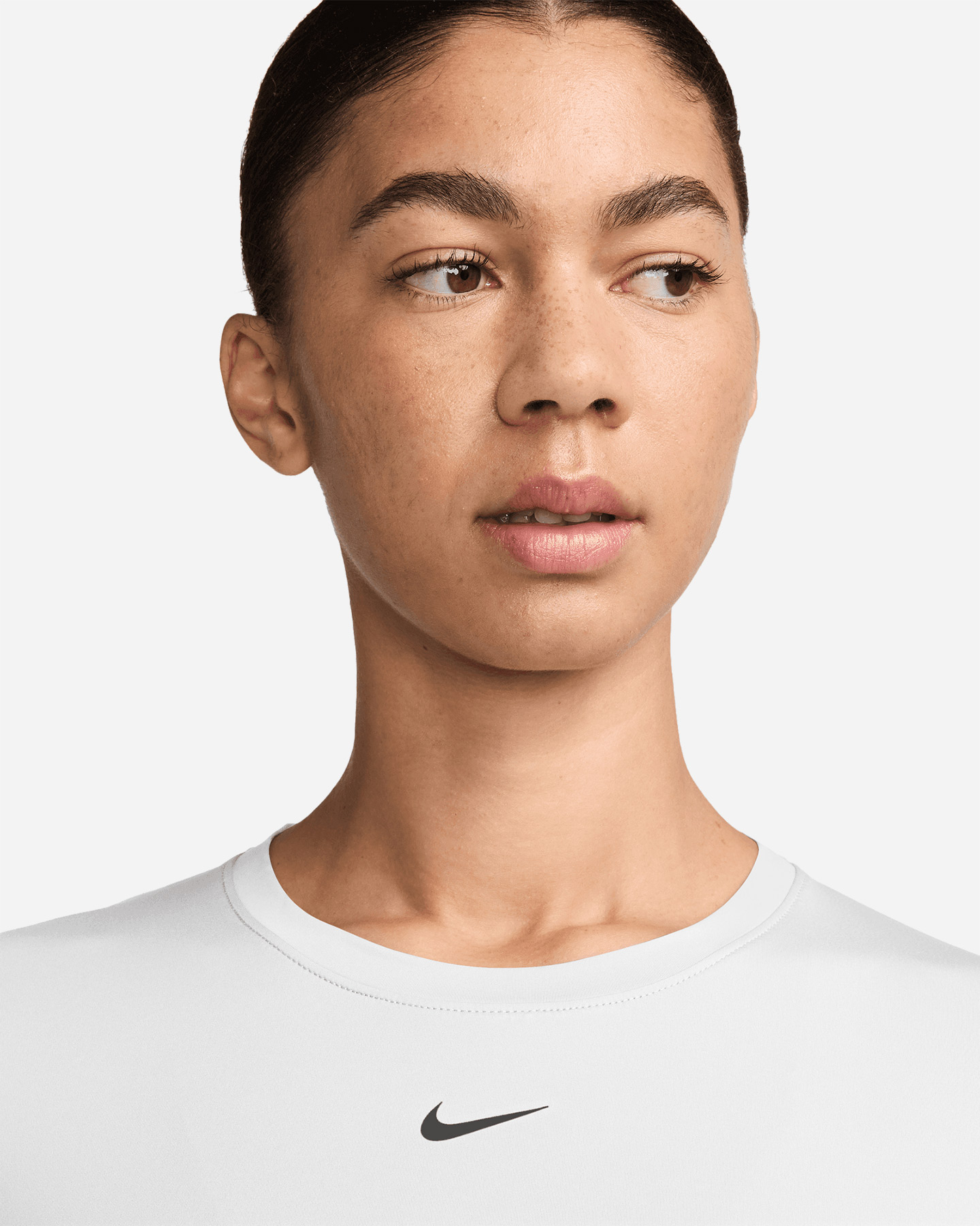 T-shirt training NIKE DRI FIT ONE CLASSIC W - Bianco - 5 | Cisalfa Sport