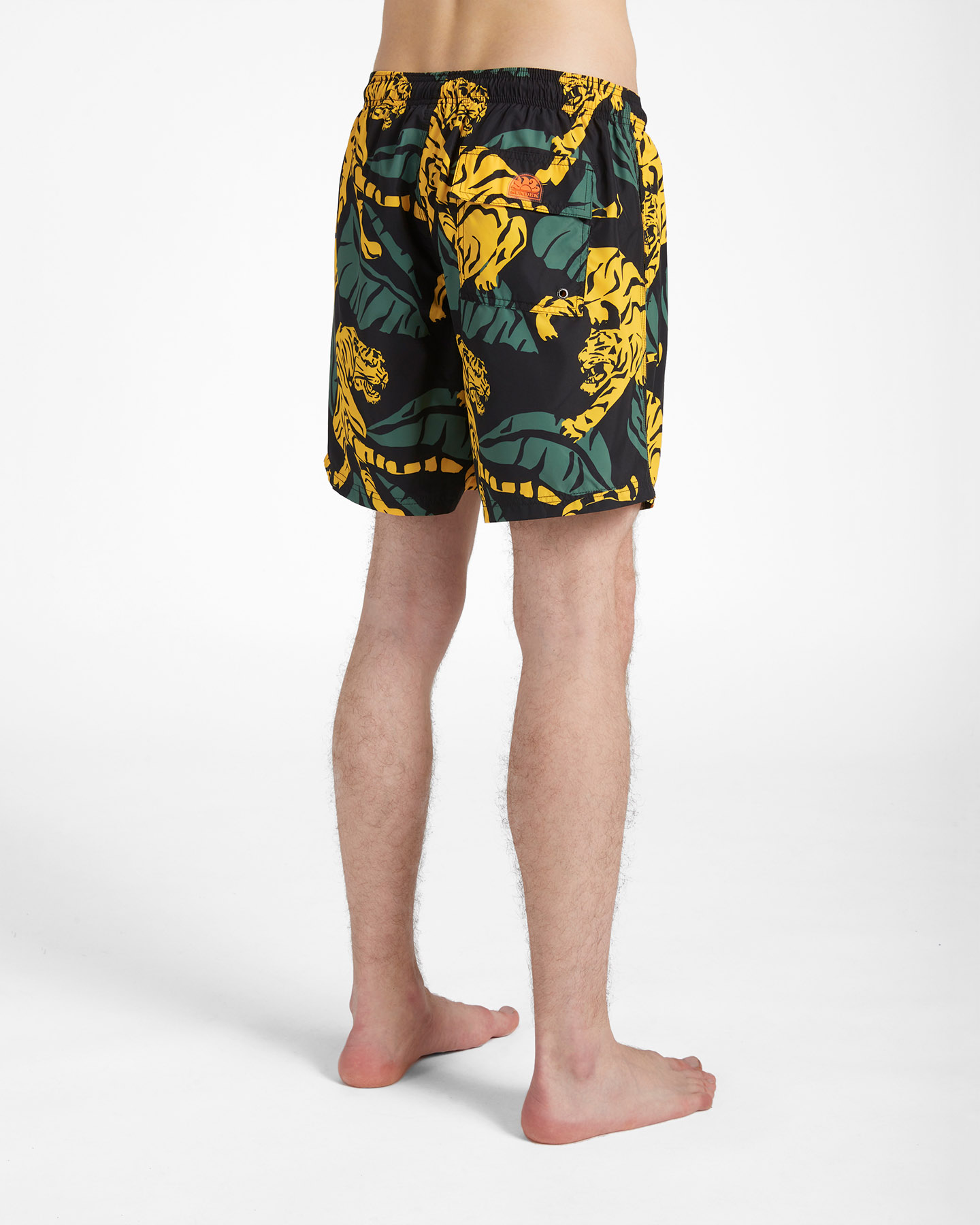 Boxer mare SUNDEK 16'' ELASTIC PRINT TIGER M - Nero - 1 | Cisalfa Sport