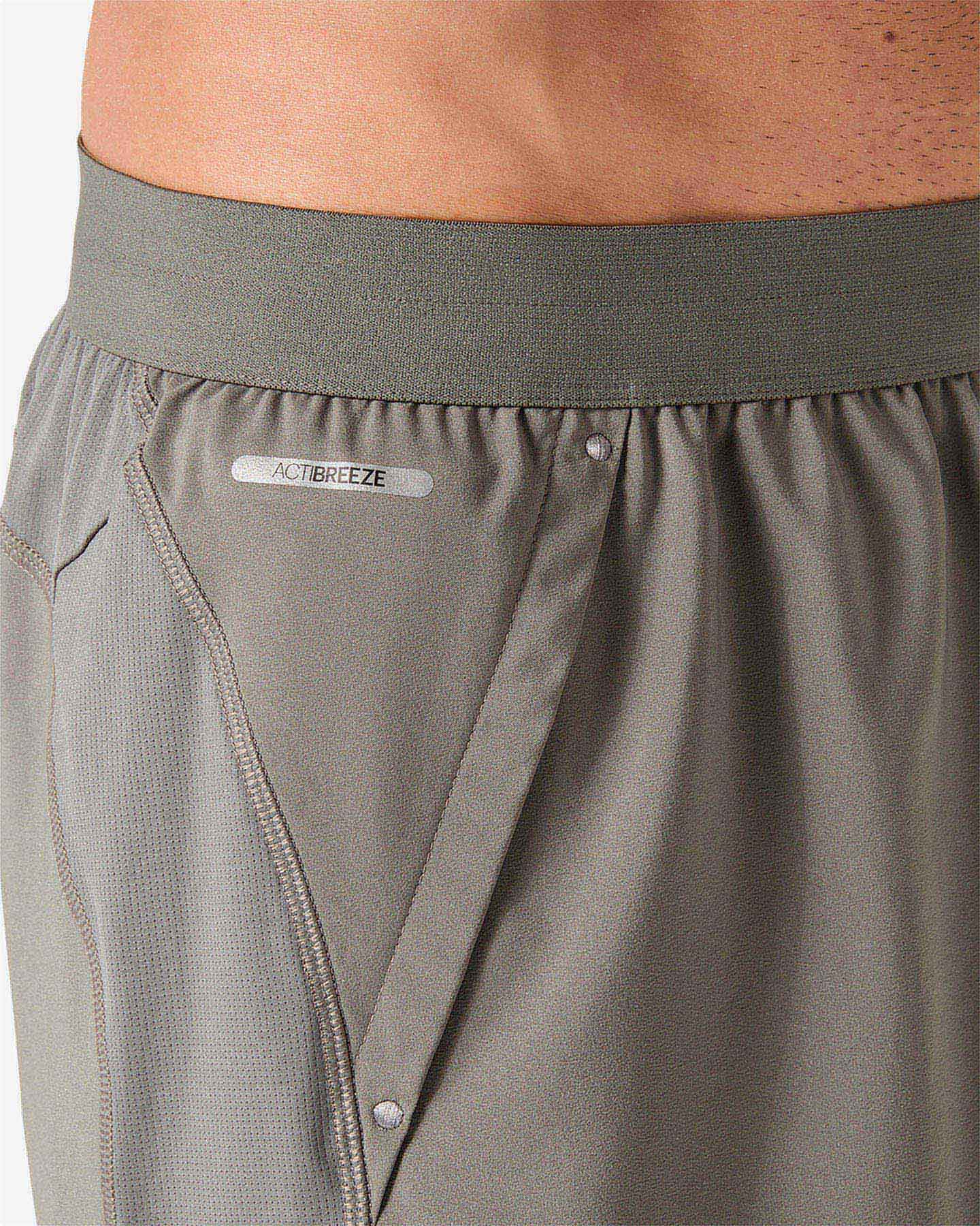 Short running ASICS ROAD 5IN M - Grigio - 4 | Cisalfa Sport