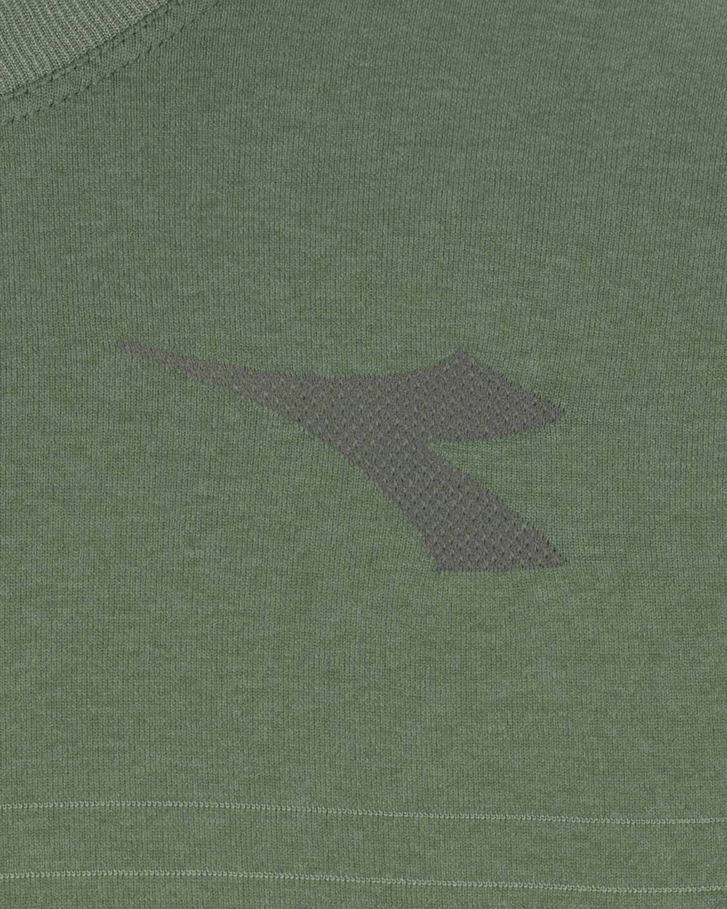 T-shirt running DIADORA STRATOUNO M - Verde - 2 | Cisalfa Sport