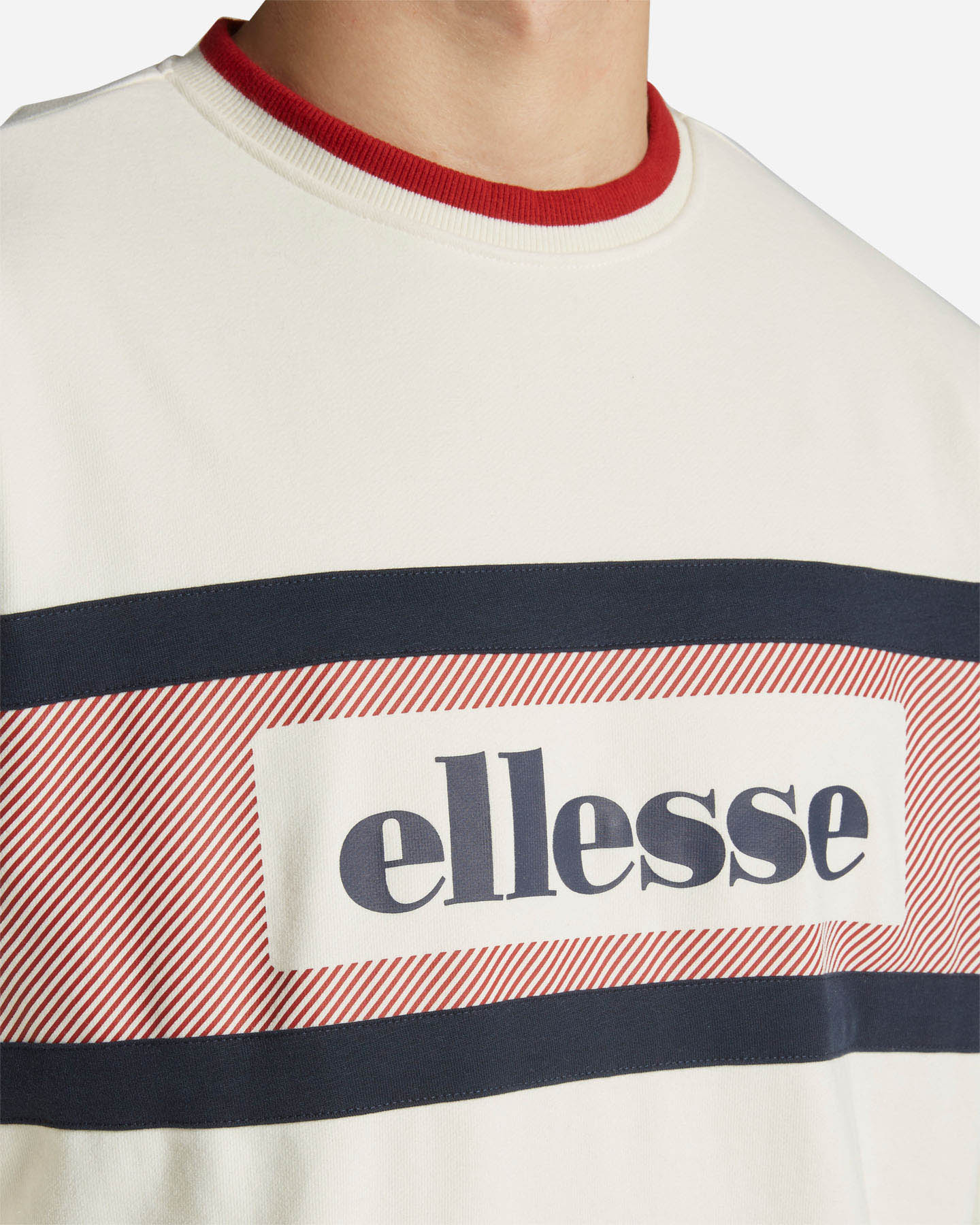 Felpa ELLESSE BASIC M - Bianco - 4 | Cisalfa Sport