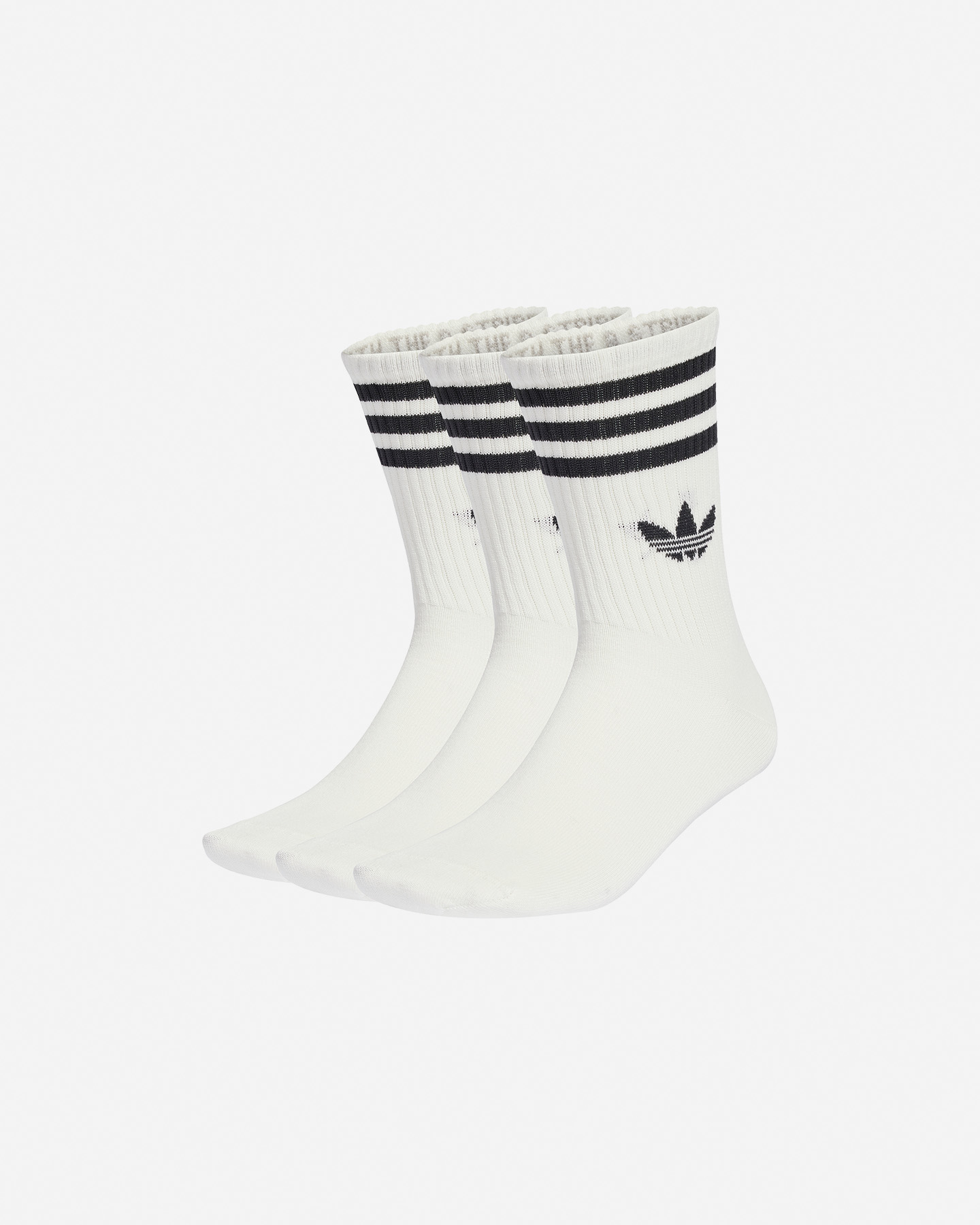 Calze ADIDAS CREW 3PACK MID W - Bianco - 0 | Cisalfa Sport