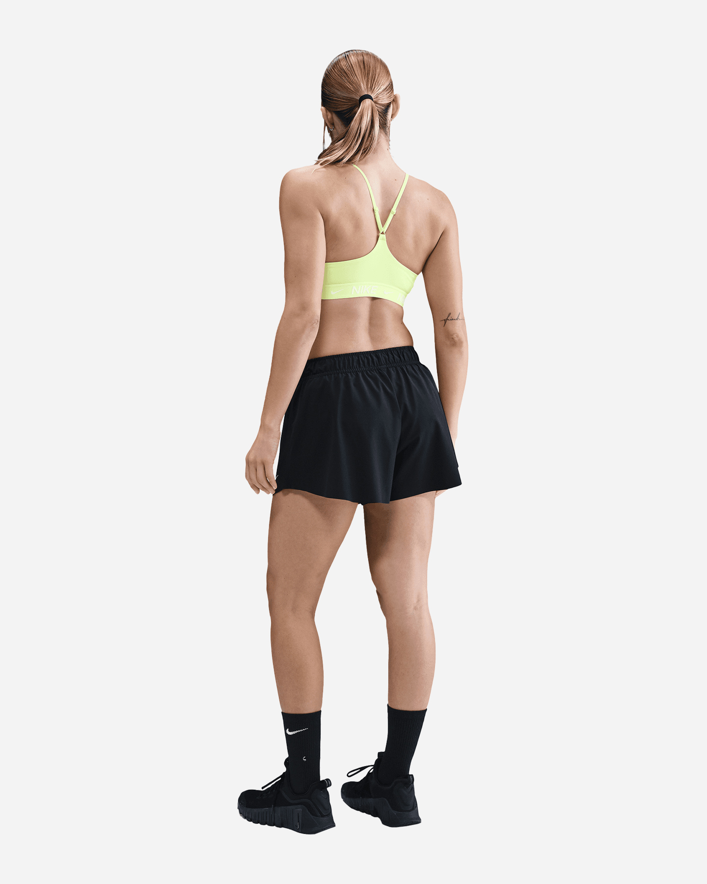 Bra training NIKE LS INDY ELASTIC LOGO W - Giallo - 2 | Cisalfa Sport