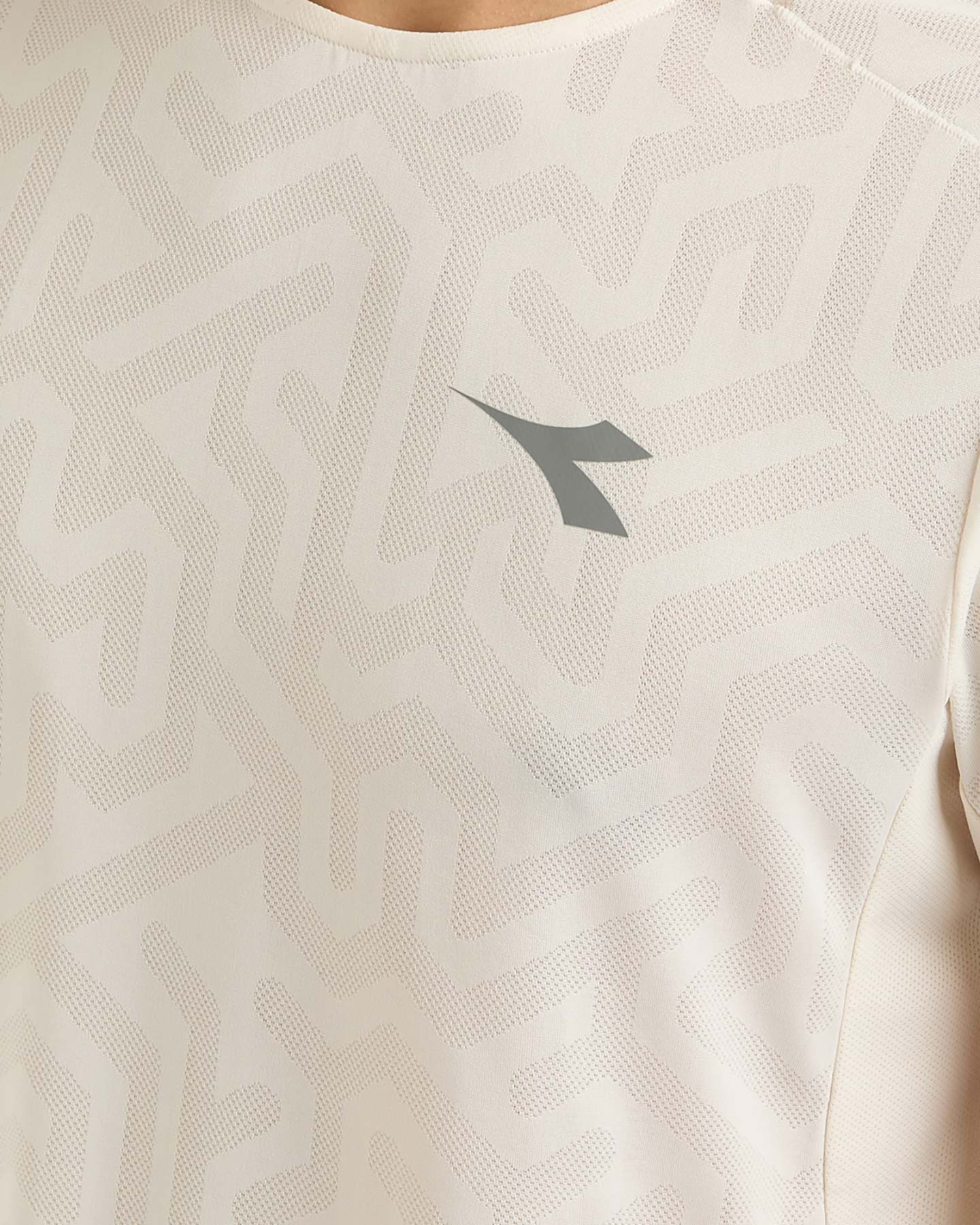 T-shirt running DIADORA SUPERLIGHT M - Beige - 5 | Cisalfa Sport