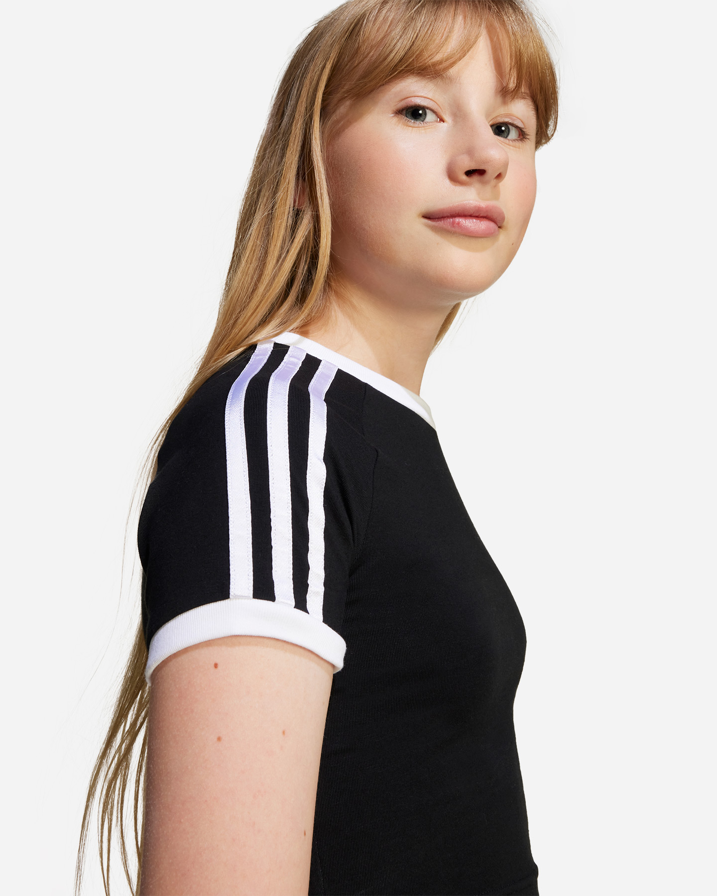 T-shirt ADIDAS CROP JR - Nero - 4 | Cisalfa Sport