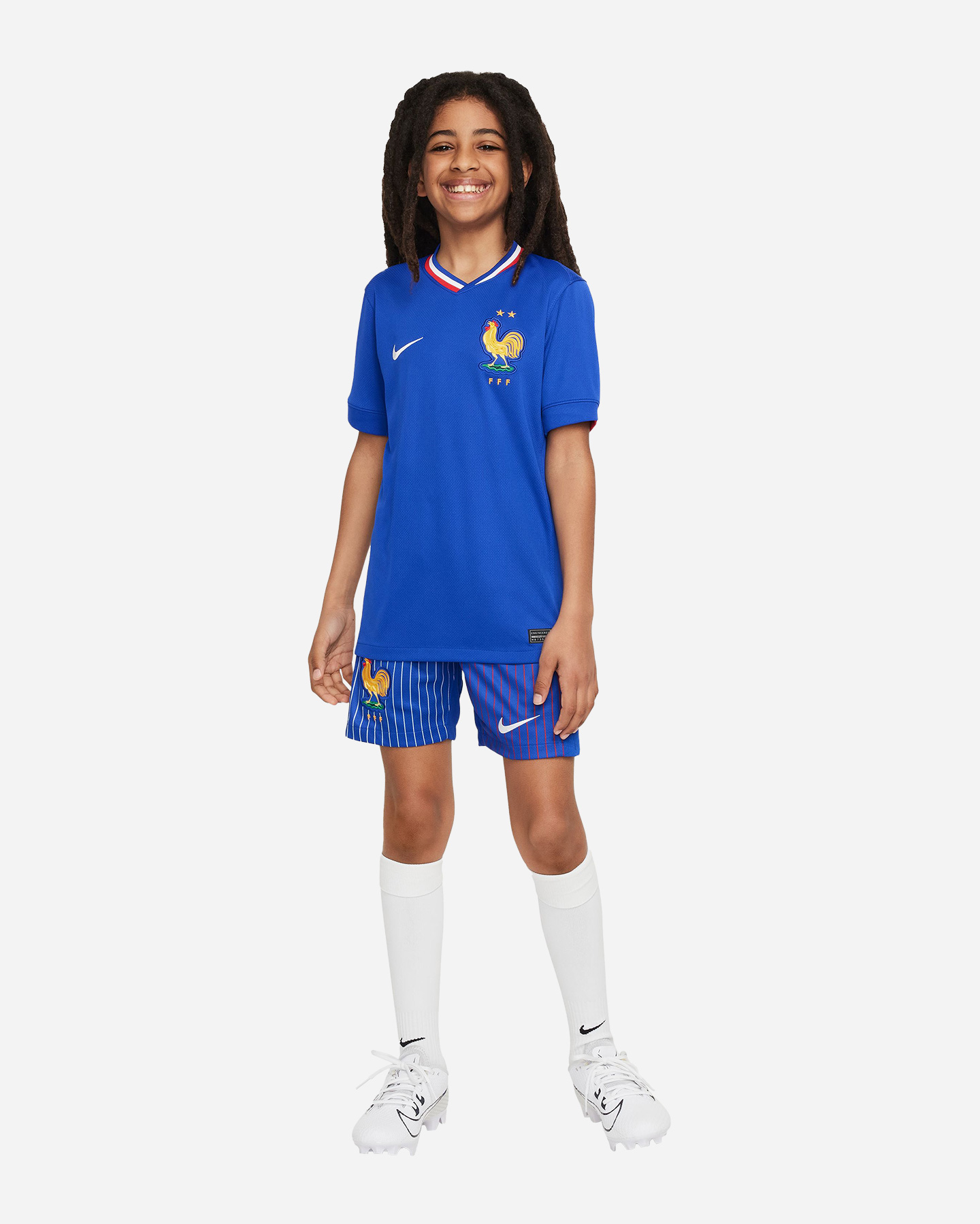 Maglia calcio ufficiale NIKE DRI FIT FRANCIA HOME 23-24 JR - Blu - 6 | Cisalfa Sport