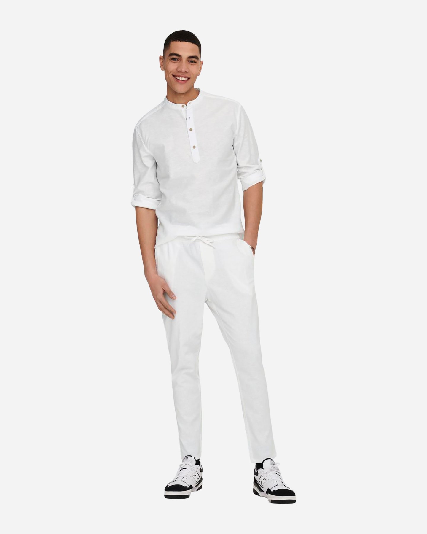 Camicia ONLY & SONS CAIDEN M - Bianco - 3 | Cisalfa Sport