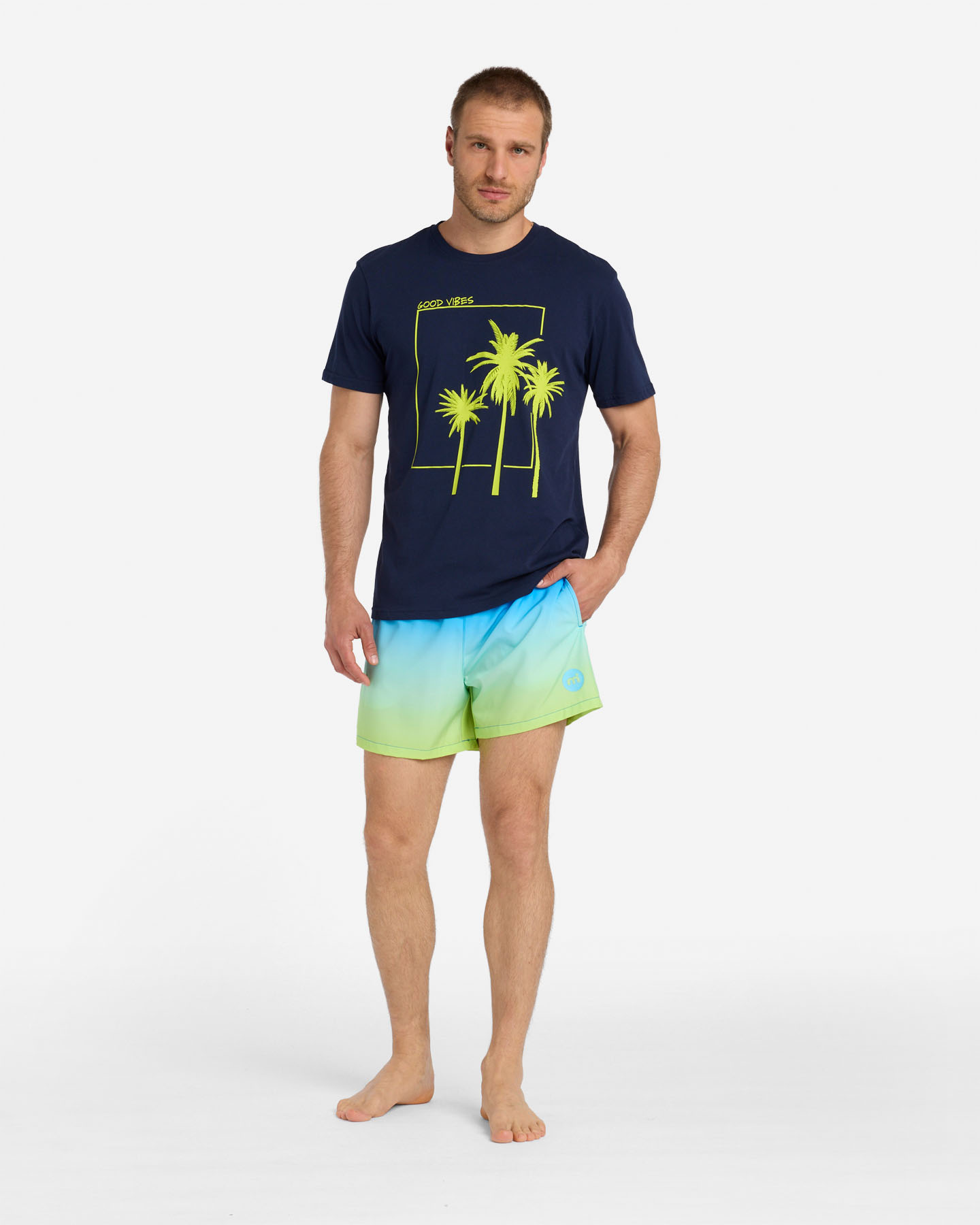 T-shirt MISTRAL SALTY WAVES M - Blu - 2 | Cisalfa Sport
