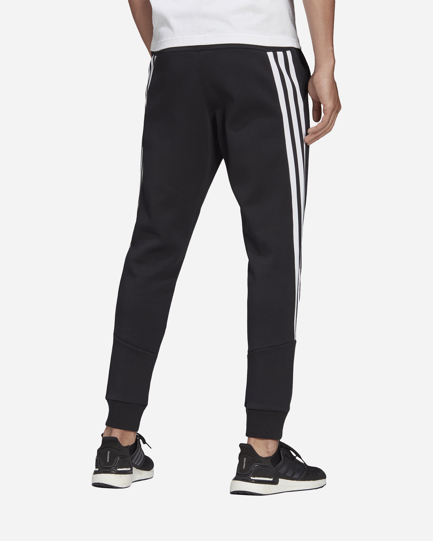 Pantalone ADIDAS DOUBL J 3STRIPES FI M - Nero - 3 | Cisalfa Sport