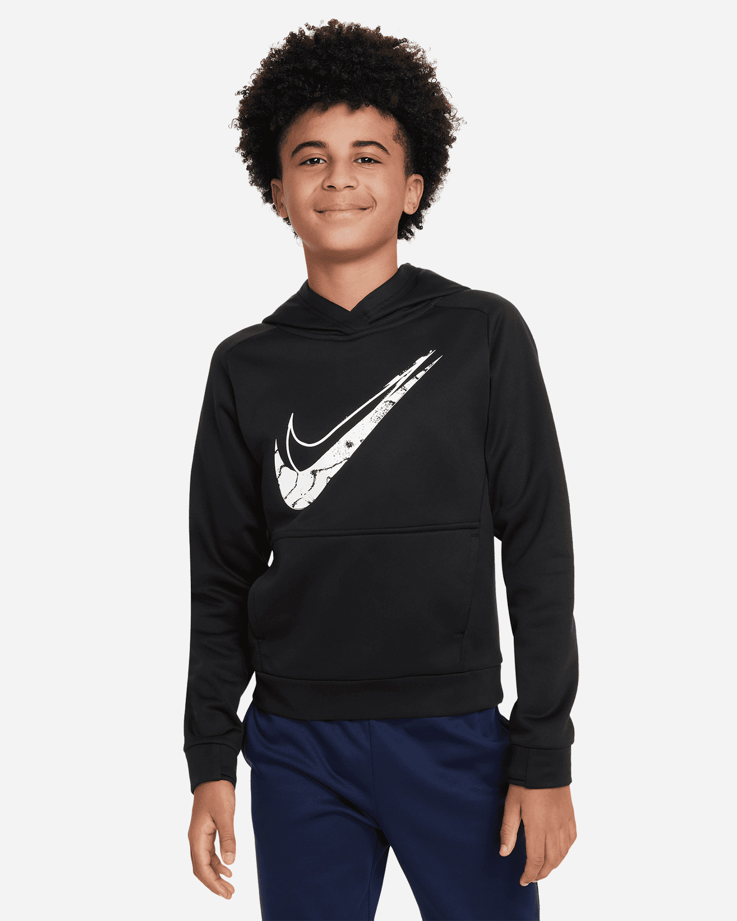 Felpa NIKE THERMA SMOKE JR - Nero - 0 | Cisalfa Sport