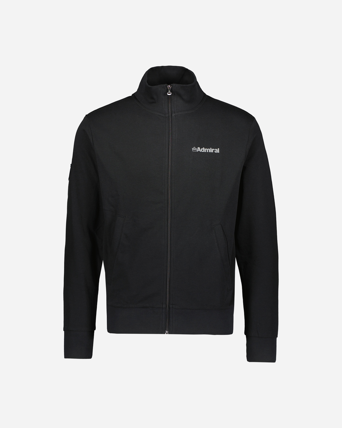 Felpa ADMIRAL BASIC ZIP M - Nero - 0 | Cisalfa Sport