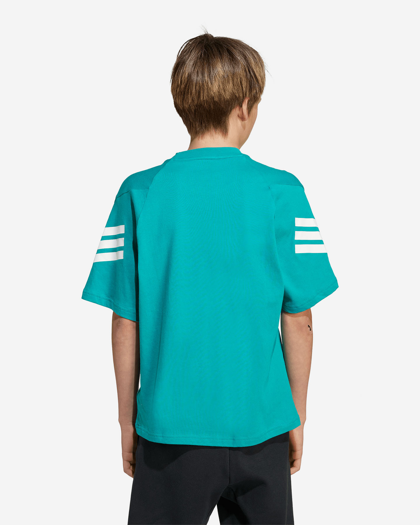 T-shirt ADIDAS 3STRIPES JR - Verde - 2 | Cisalfa Sport