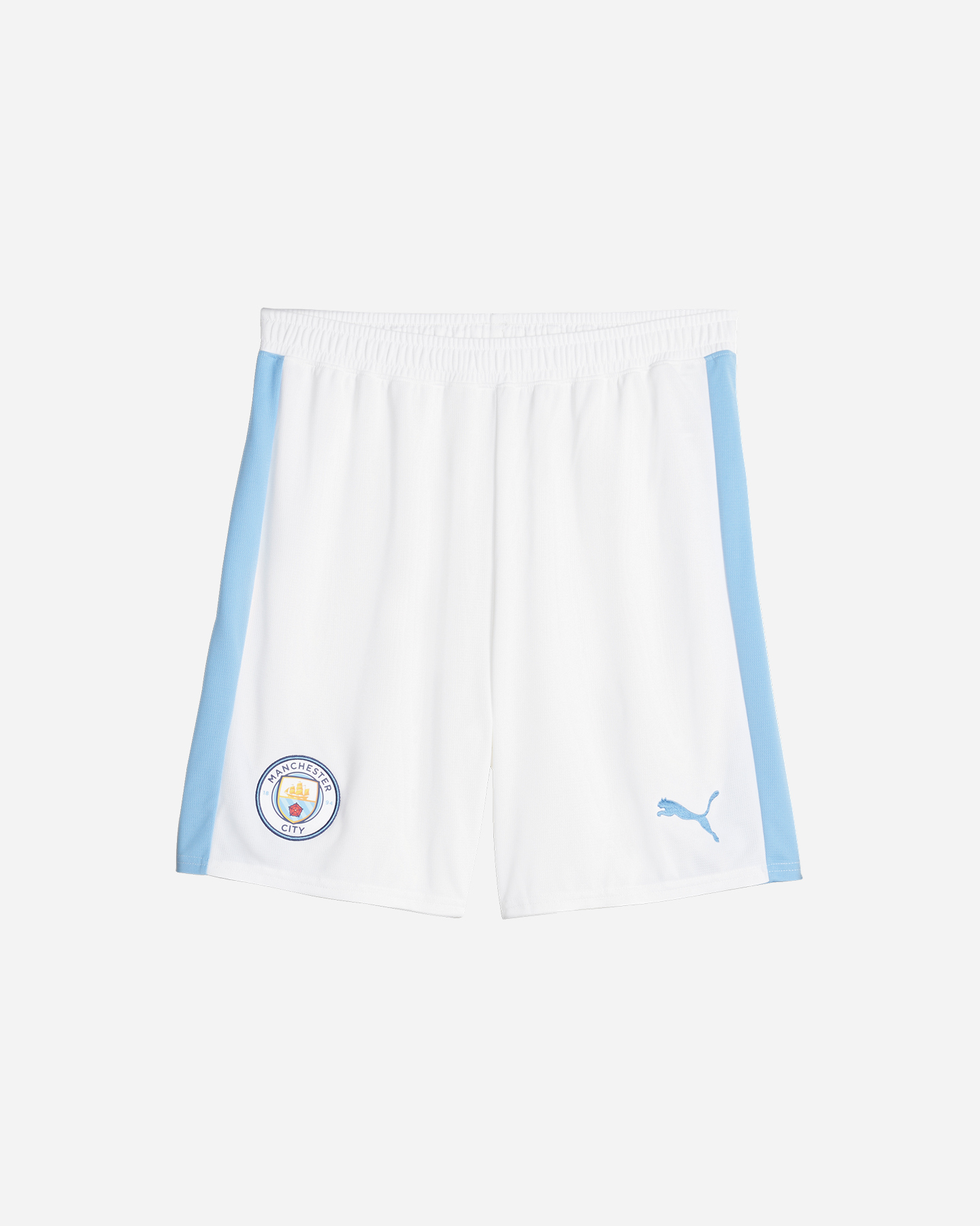 Pantaloncini calcio ufficiali PUMA MANCHESTER CITY HOME 23-24 M - Bianco - 0 | Cisalfa Sport