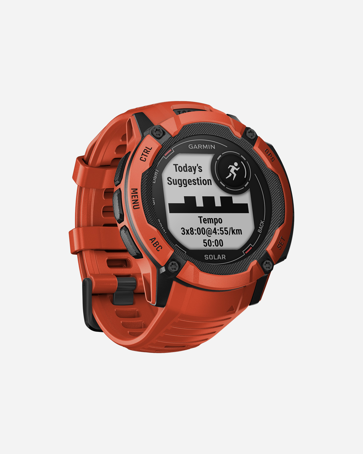 Orologio multifunzione GARMIN INSTINCT 2X SOLAR  - Rosso - 3 | Cisalfa Sport